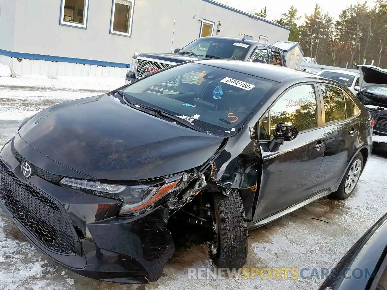 2 Photograph of a damaged car JTDEPRAE1LJ024256 TOYOTA COROLLA 2020