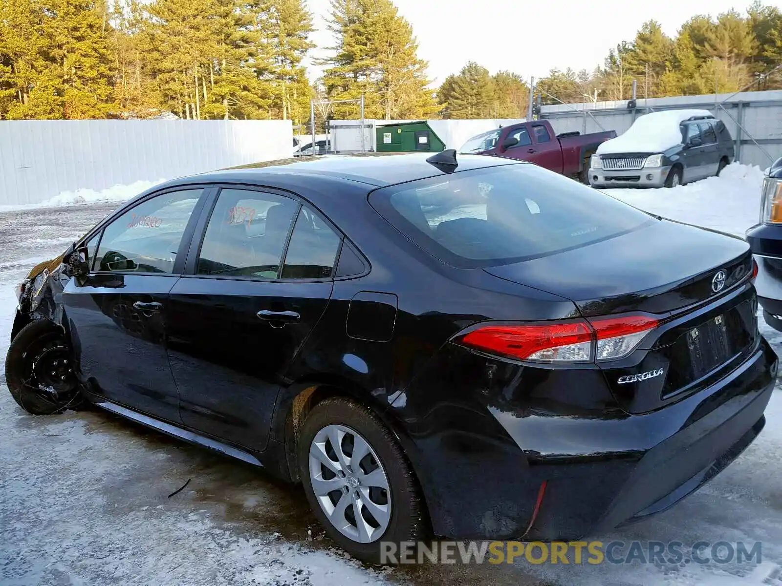 3 Photograph of a damaged car JTDEPRAE1LJ024256 TOYOTA COROLLA 2020