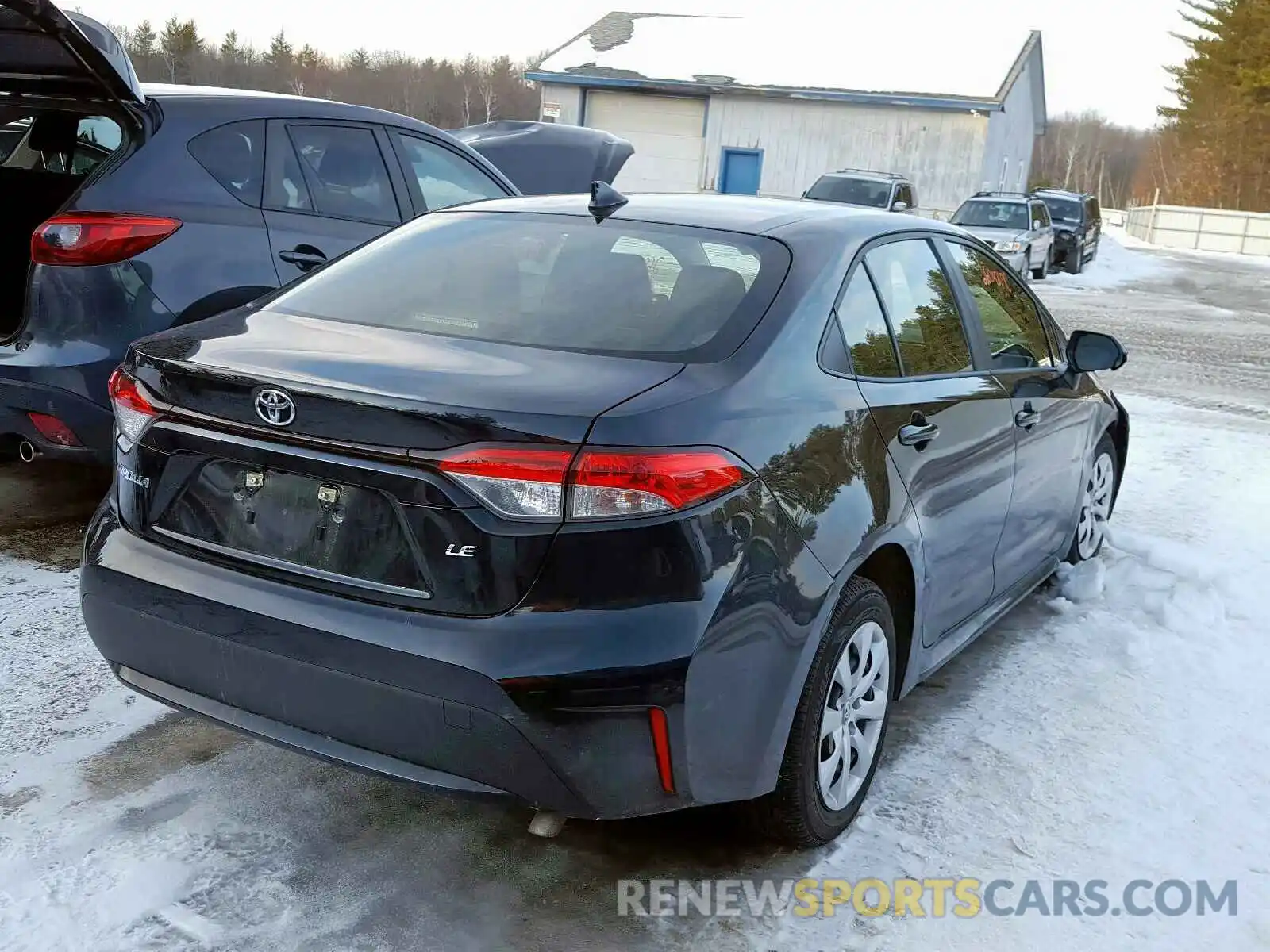 4 Photograph of a damaged car JTDEPRAE1LJ024256 TOYOTA COROLLA 2020