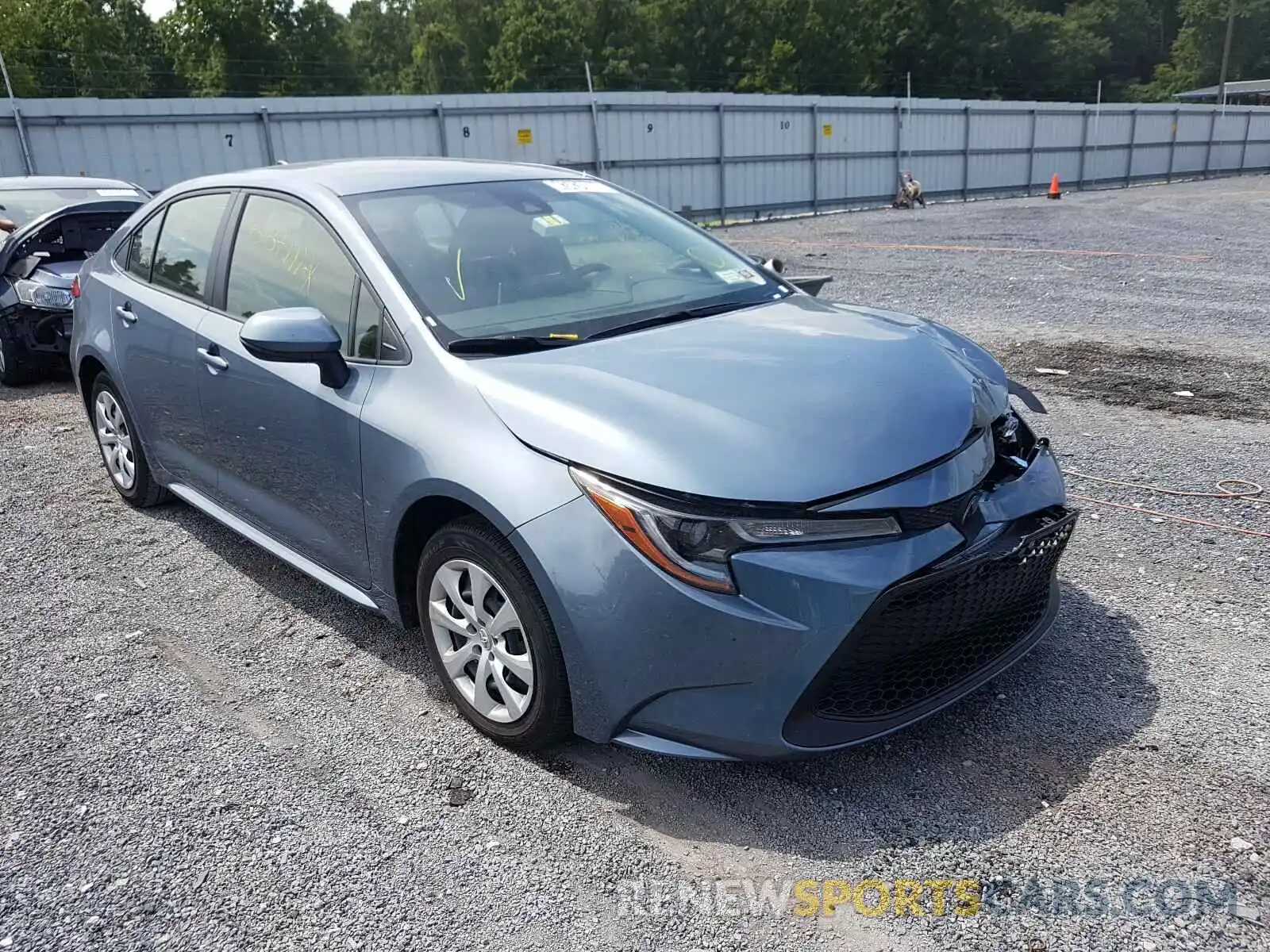 1 Photograph of a damaged car JTDEPRAE1LJ024760 TOYOTA COROLLA 2020