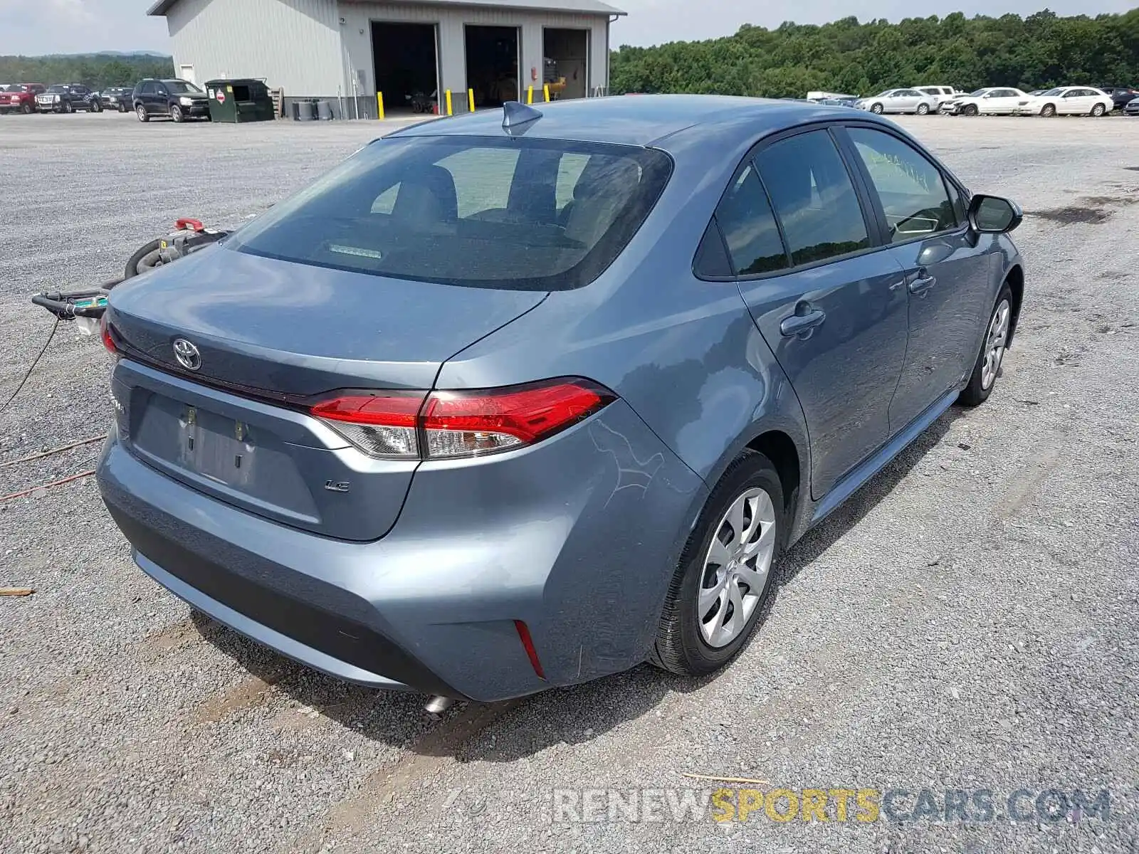 4 Photograph of a damaged car JTDEPRAE1LJ024760 TOYOTA COROLLA 2020