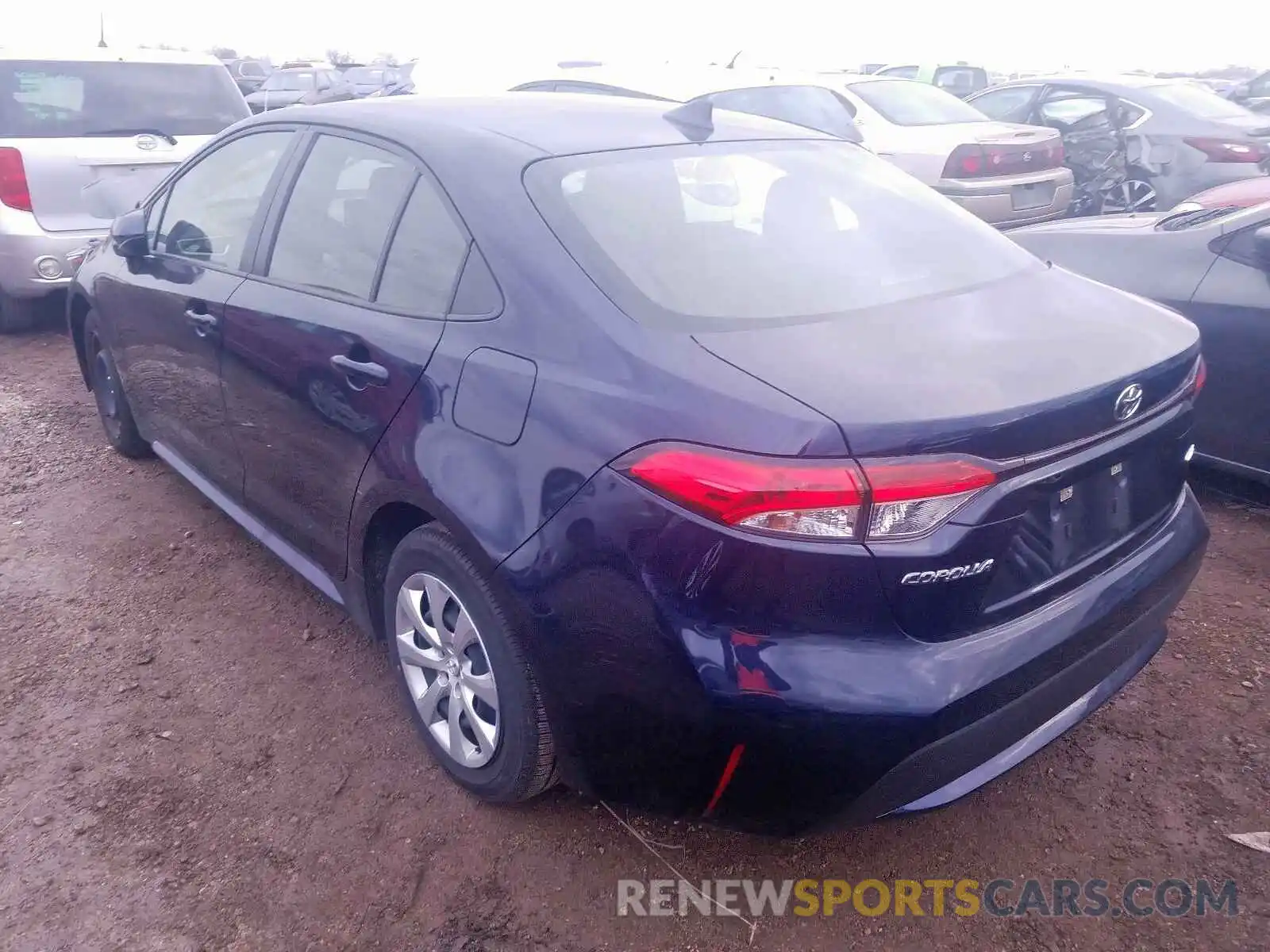 3 Photograph of a damaged car JTDEPRAE1LJ025519 TOYOTA COROLLA 2020