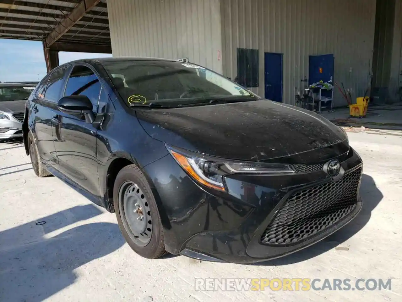 1 Photograph of a damaged car JTDEPRAE1LJ026282 TOYOTA COROLLA 2020