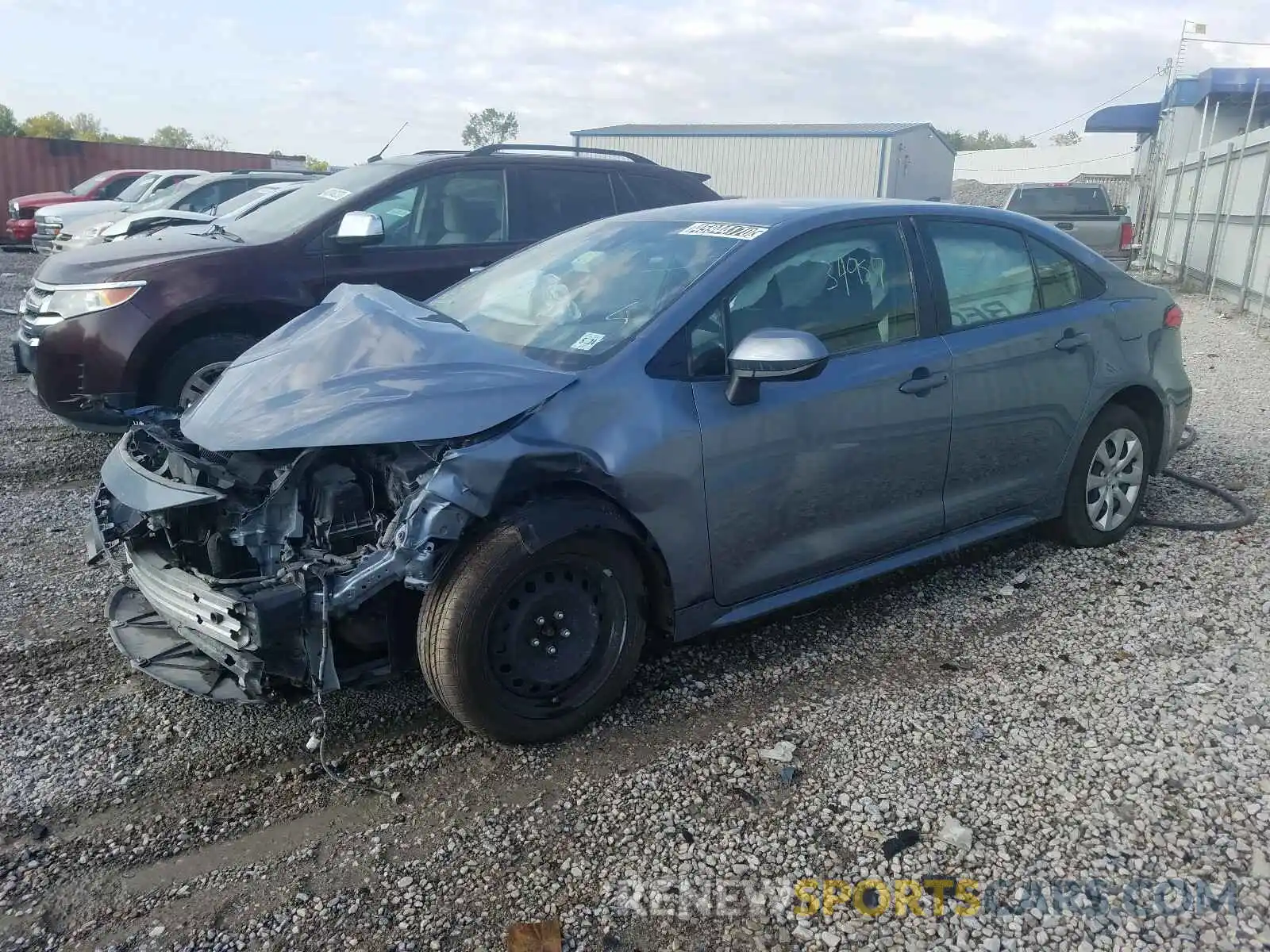 2 Photograph of a damaged car JTDEPRAE1LJ026346 TOYOTA COROLLA 2020