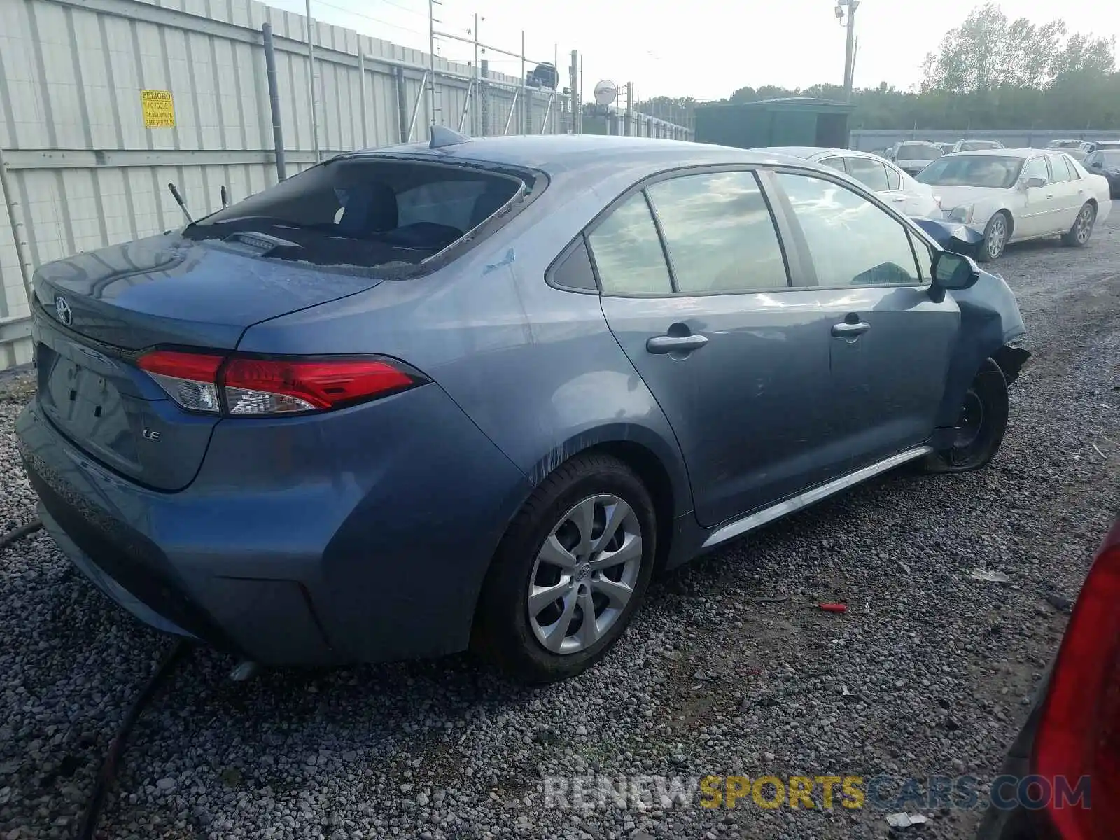 4 Photograph of a damaged car JTDEPRAE1LJ026346 TOYOTA COROLLA 2020