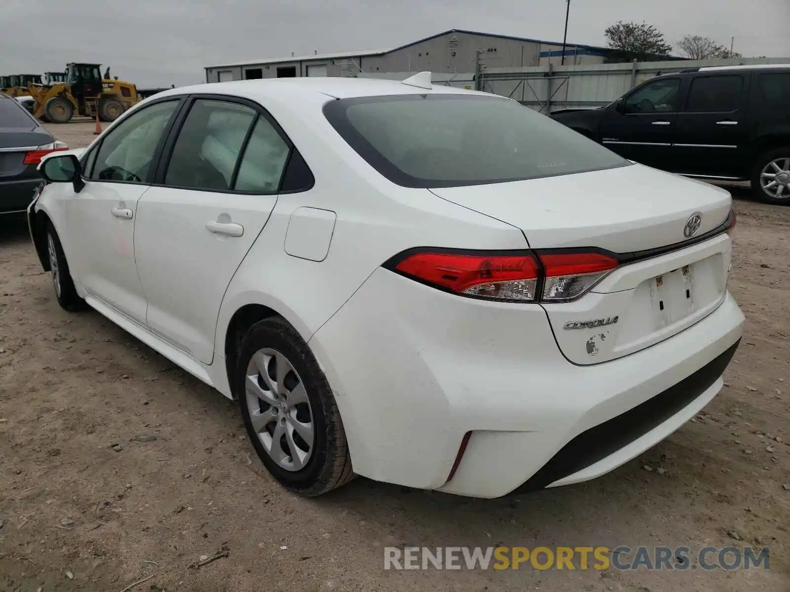 3 Photograph of a damaged car JTDEPRAE1LJ026556 TOYOTA COROLLA 2020