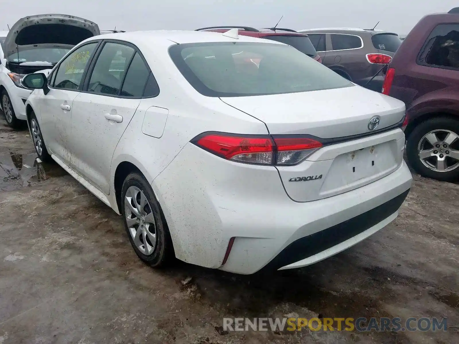 3 Photograph of a damaged car JTDEPRAE1LJ026587 TOYOTA COROLLA 2020