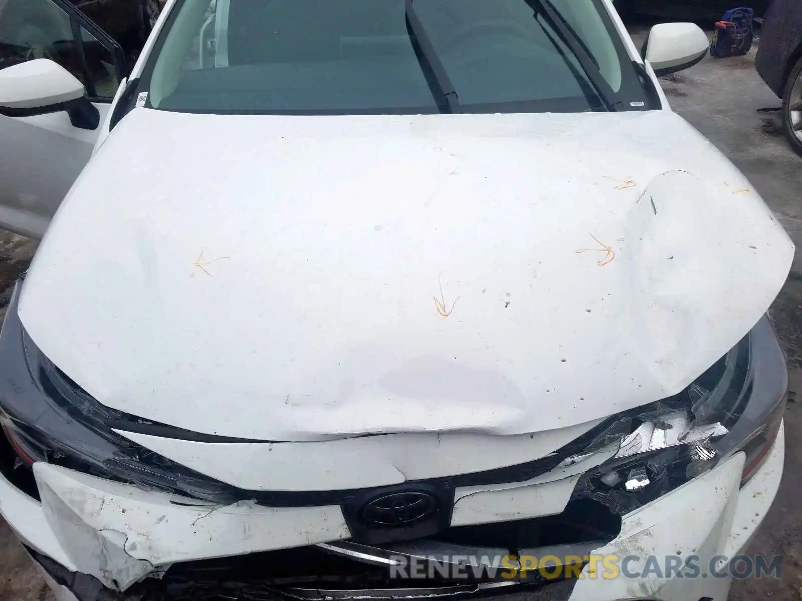 7 Photograph of a damaged car JTDEPRAE1LJ026587 TOYOTA COROLLA 2020