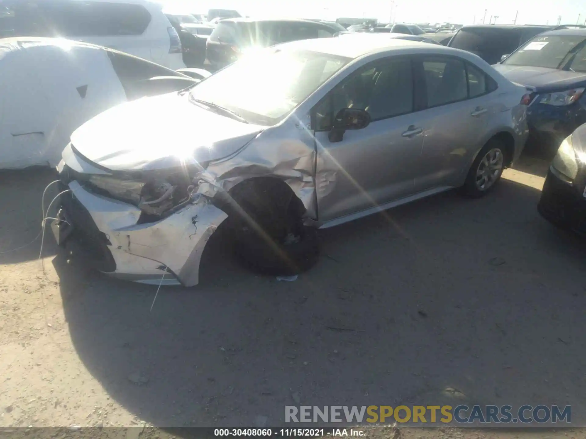 6 Photograph of a damaged car JTDEPRAE1LJ026752 TOYOTA COROLLA 2020