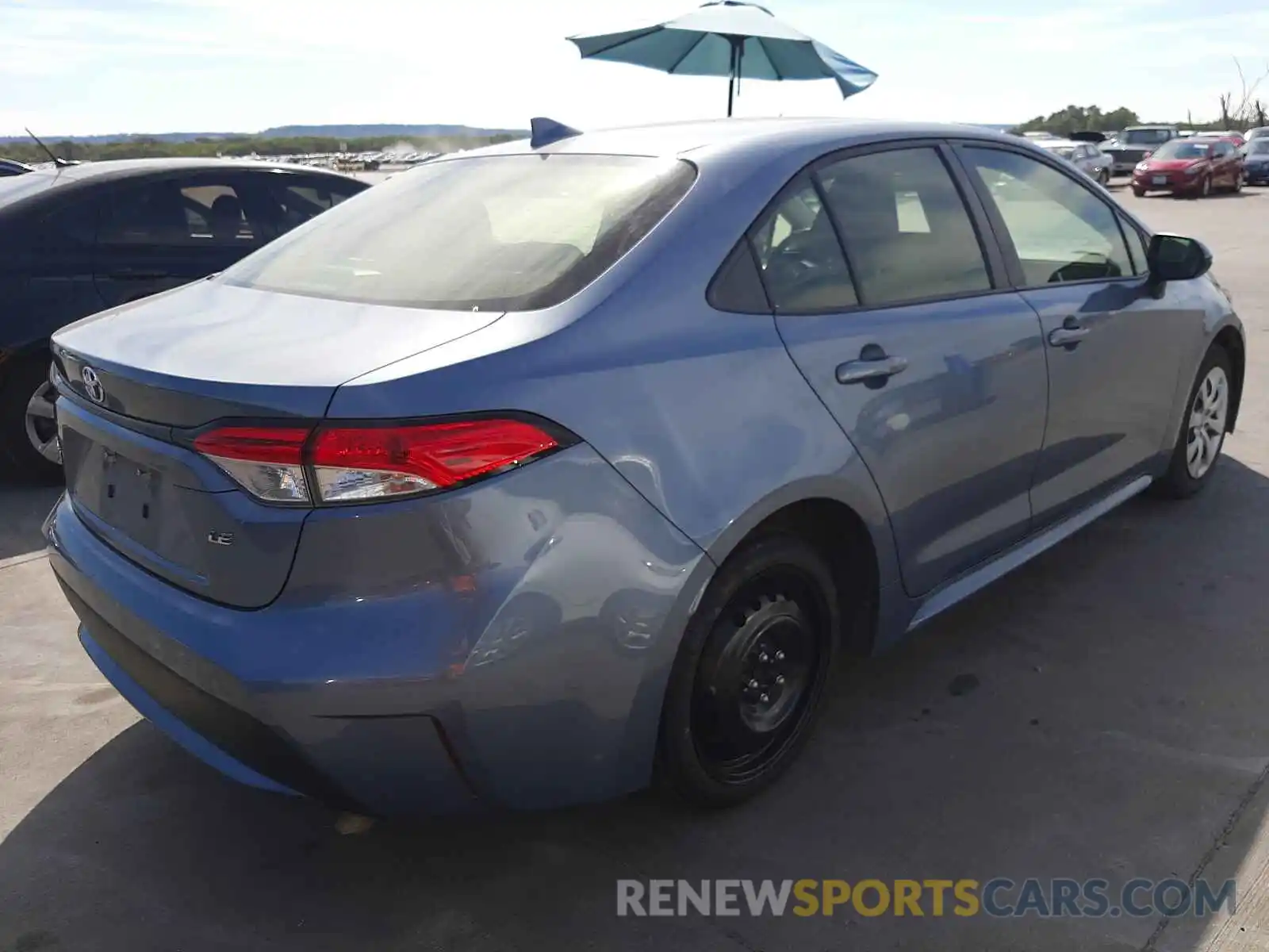 4 Photograph of a damaged car JTDEPRAE1LJ026881 TOYOTA COROLLA 2020