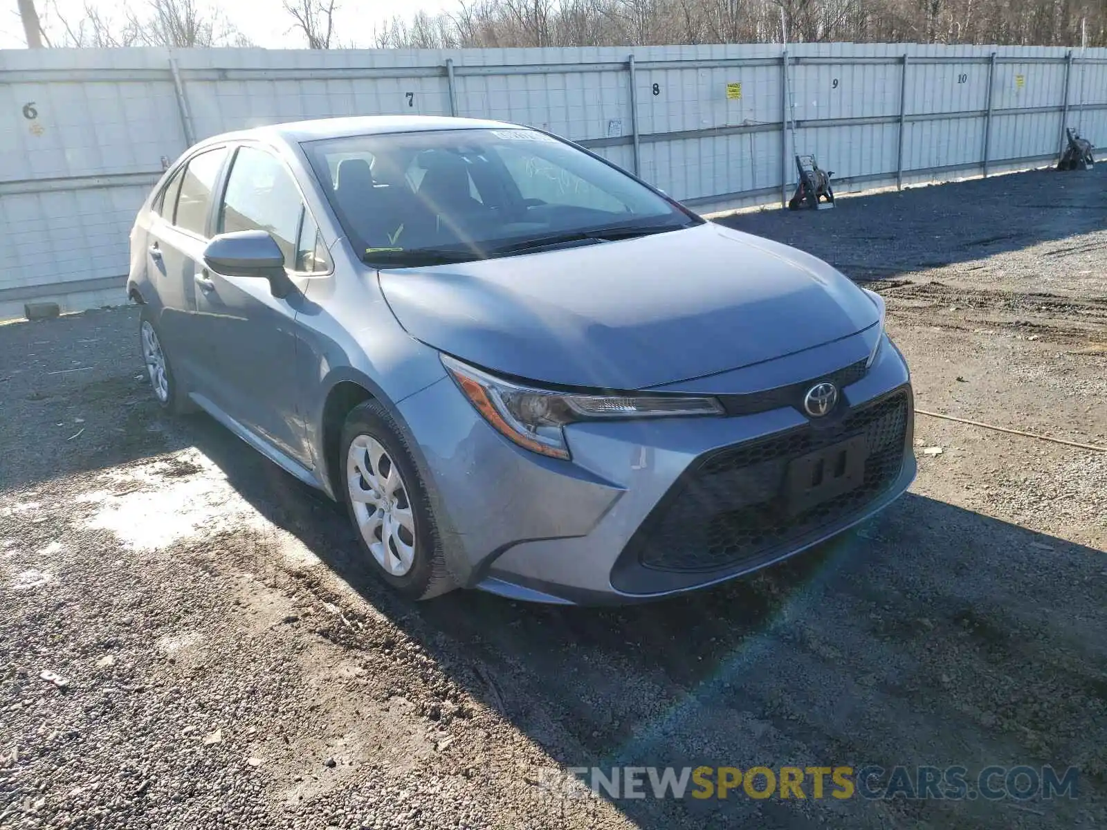 1 Photograph of a damaged car JTDEPRAE1LJ027108 TOYOTA COROLLA 2020