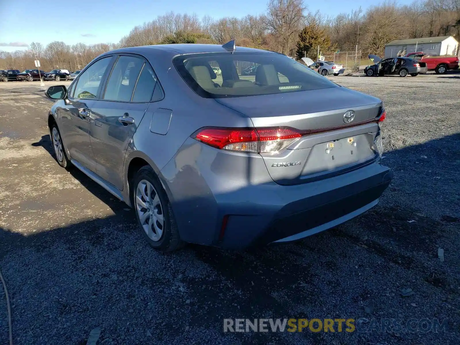 3 Photograph of a damaged car JTDEPRAE1LJ027108 TOYOTA COROLLA 2020