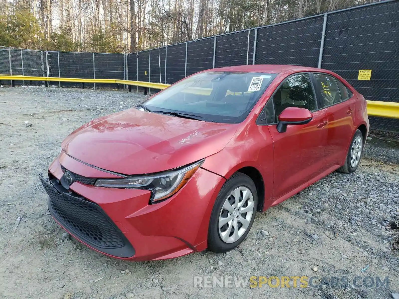 2 Photograph of a damaged car JTDEPRAE1LJ027111 TOYOTA COROLLA 2020