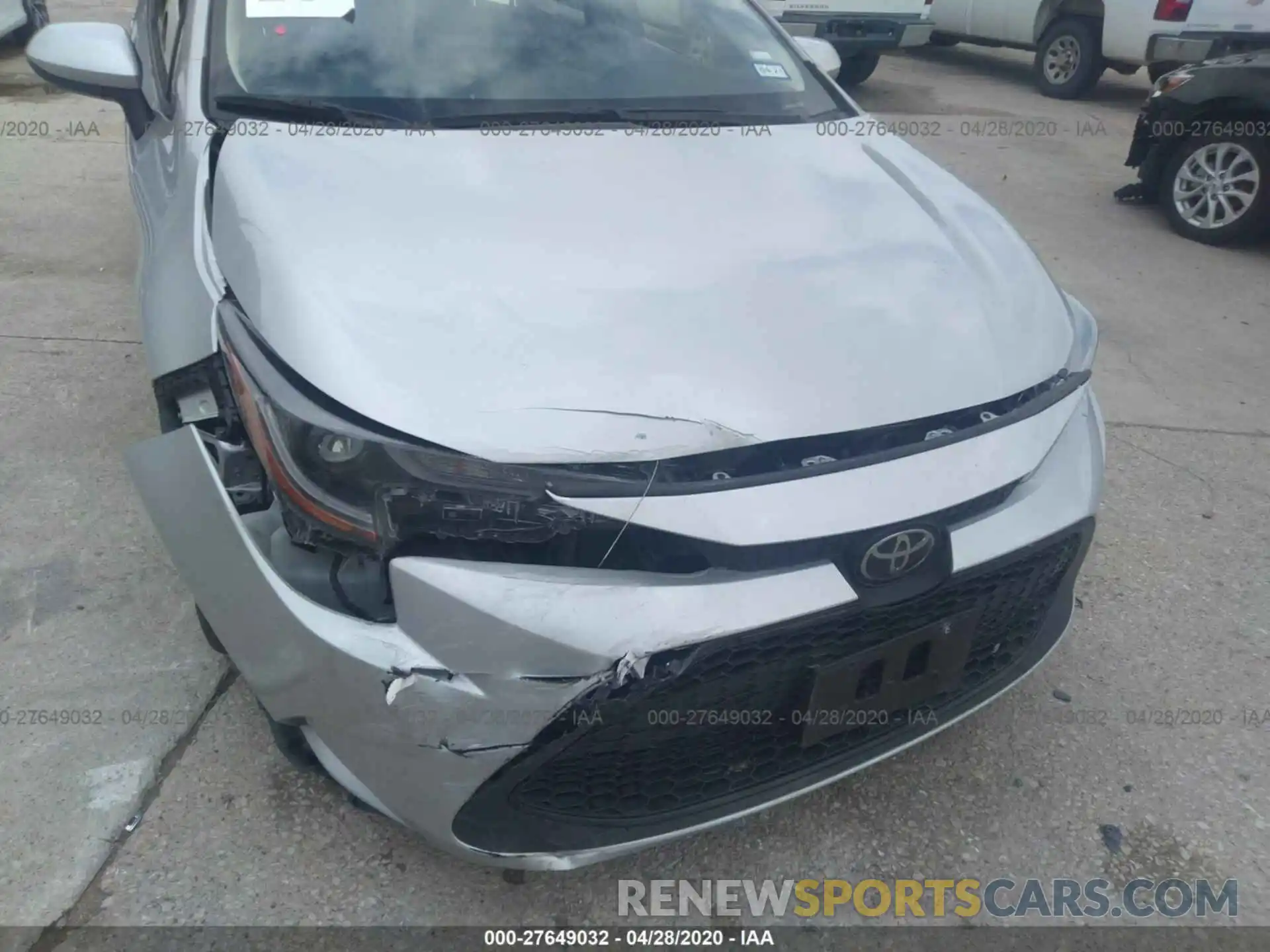 6 Photograph of a damaged car JTDEPRAE1LJ027156 TOYOTA COROLLA 2020