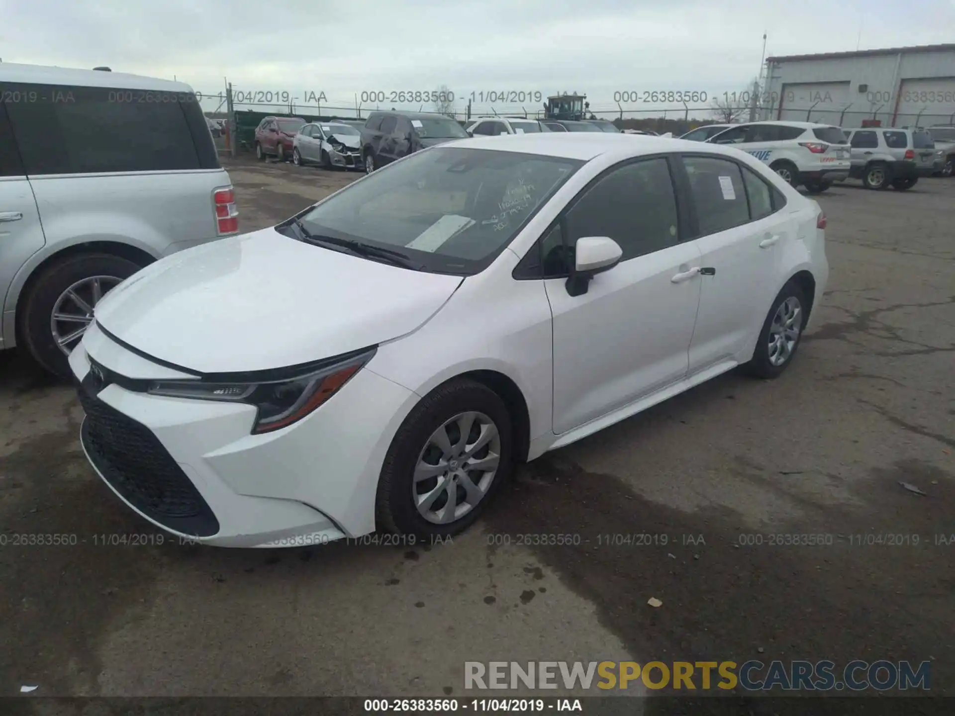 2 Photograph of a damaged car JTDEPRAE1LJ027934 TOYOTA COROLLA 2020