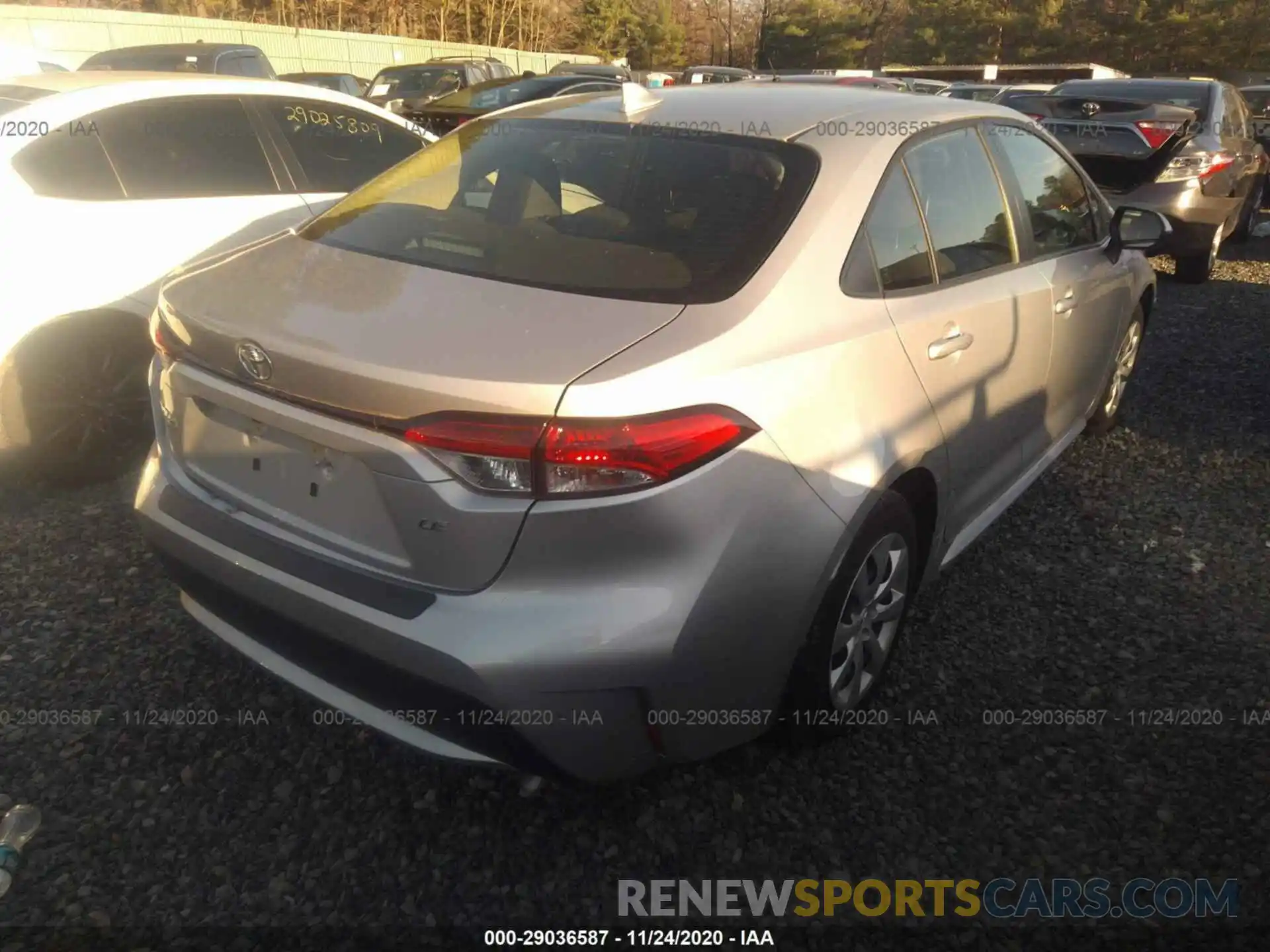 4 Photograph of a damaged car JTDEPRAE1LJ028078 TOYOTA COROLLA 2020