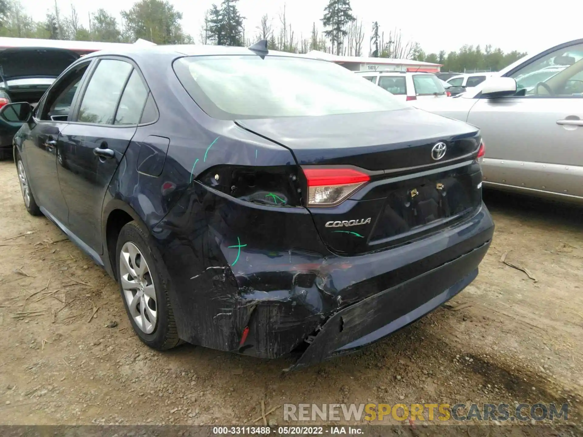 6 Photograph of a damaged car JTDEPRAE1LJ028243 TOYOTA COROLLA 2020