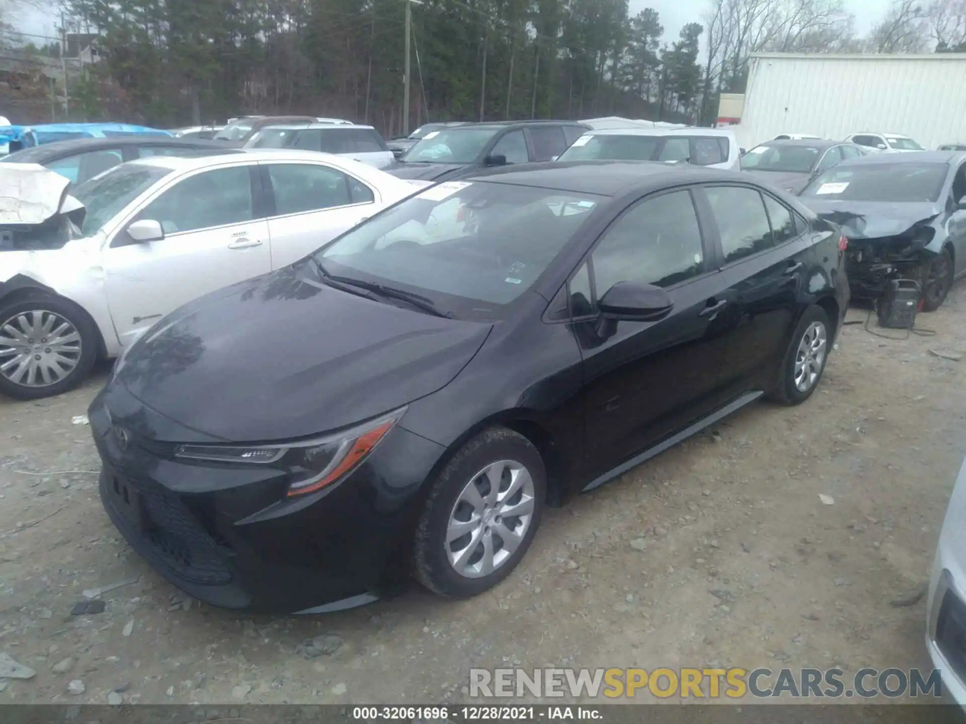 2 Photograph of a damaged car JTDEPRAE1LJ028436 TOYOTA COROLLA 2020