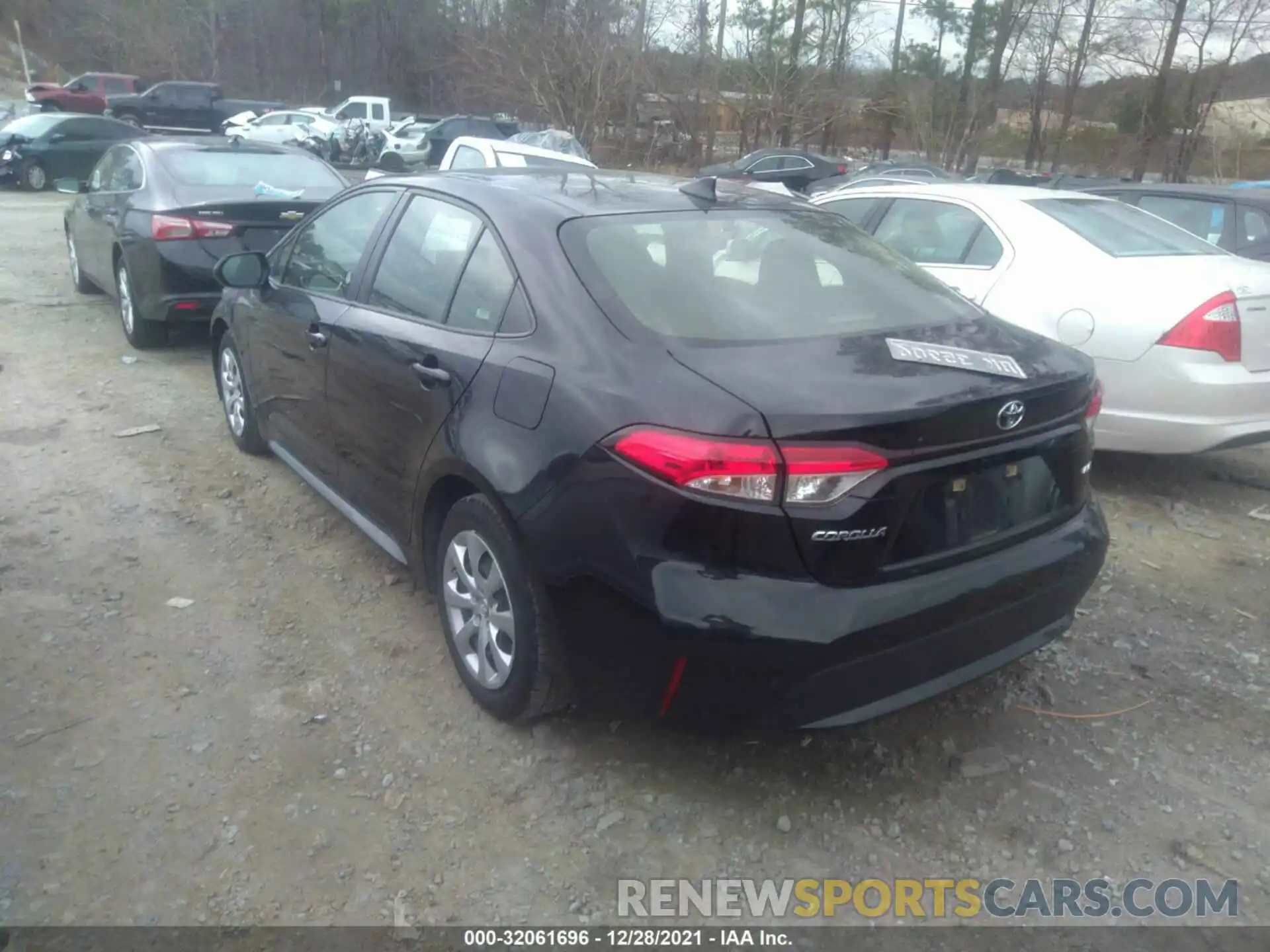 3 Photograph of a damaged car JTDEPRAE1LJ028436 TOYOTA COROLLA 2020