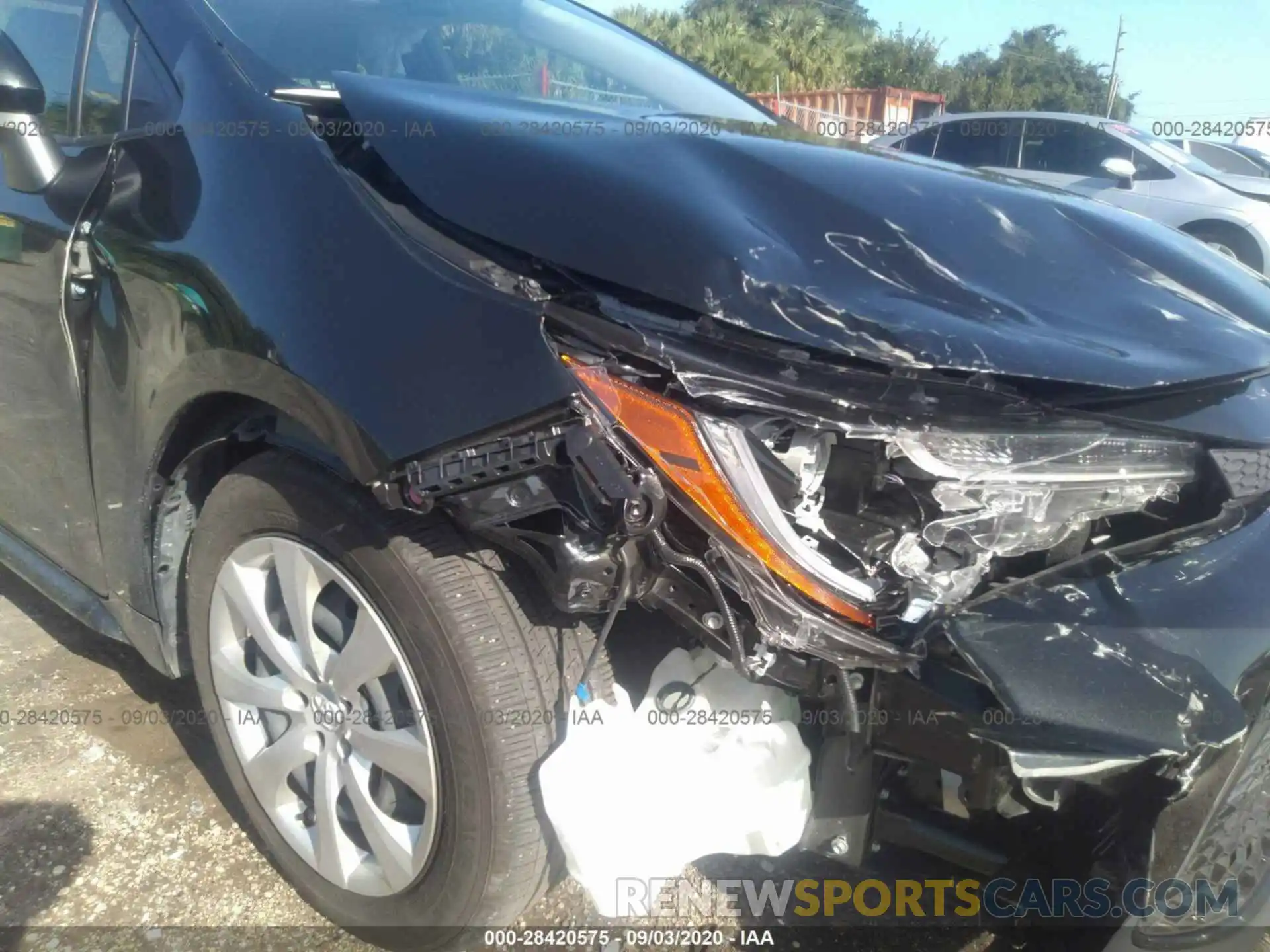 6 Photograph of a damaged car JTDEPRAE1LJ028856 TOYOTA COROLLA 2020