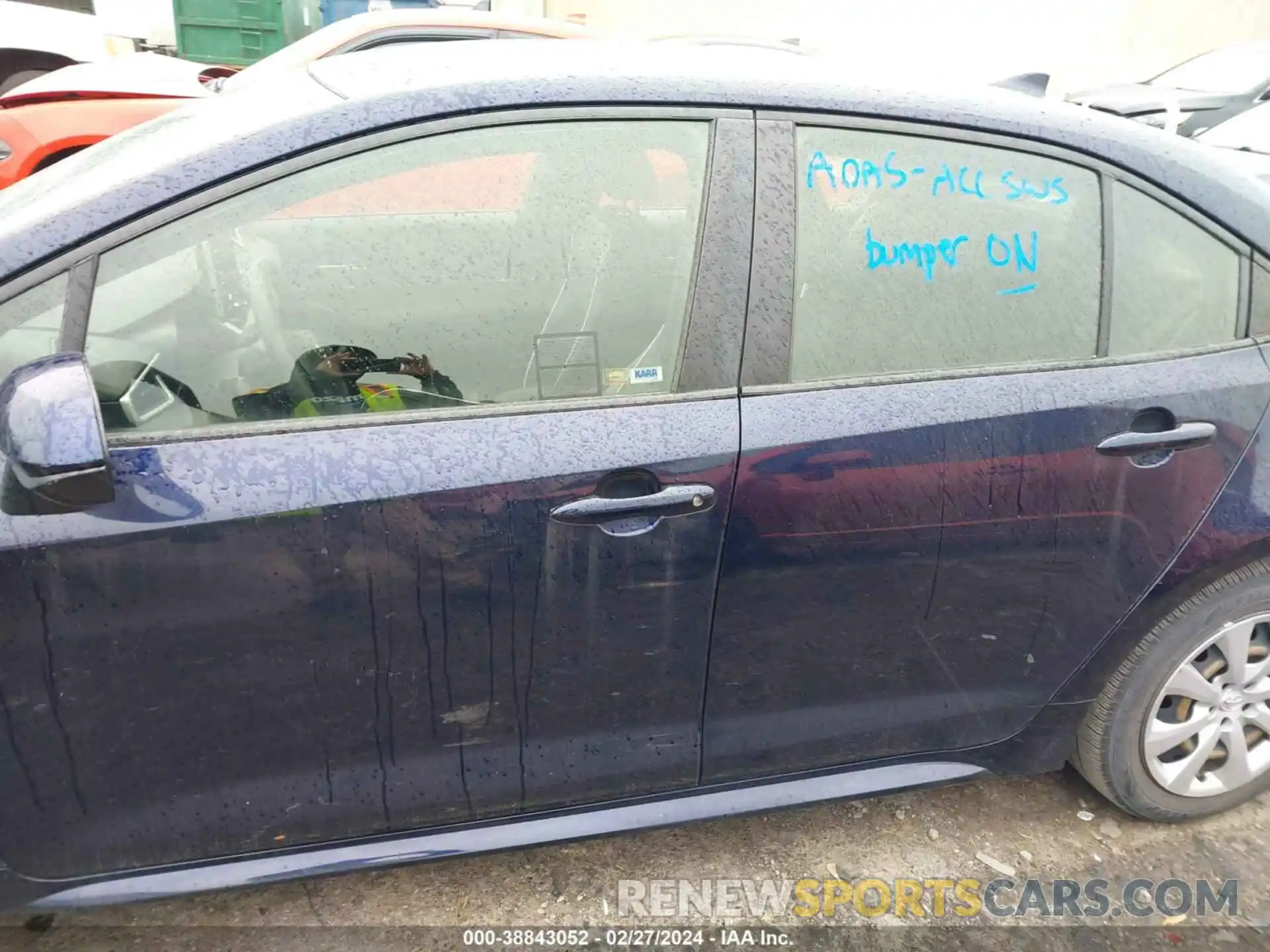 15 Photograph of a damaged car JTDEPRAE1LJ030137 TOYOTA COROLLA 2020