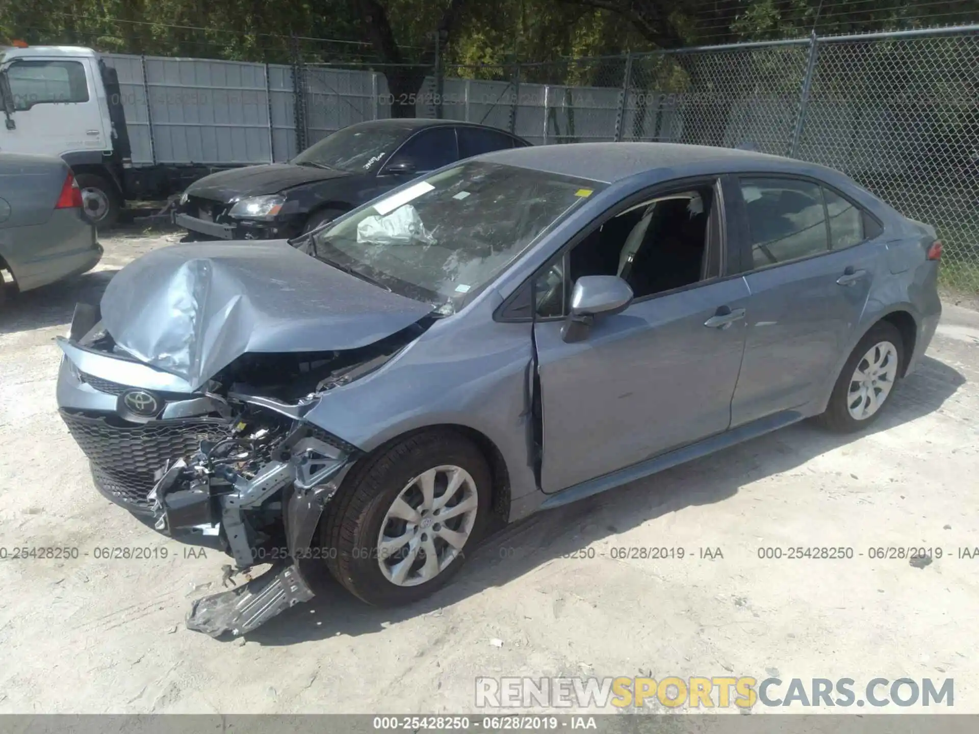 2 Photograph of a damaged car JTDEPRAE1LJ030932 TOYOTA COROLLA 2020