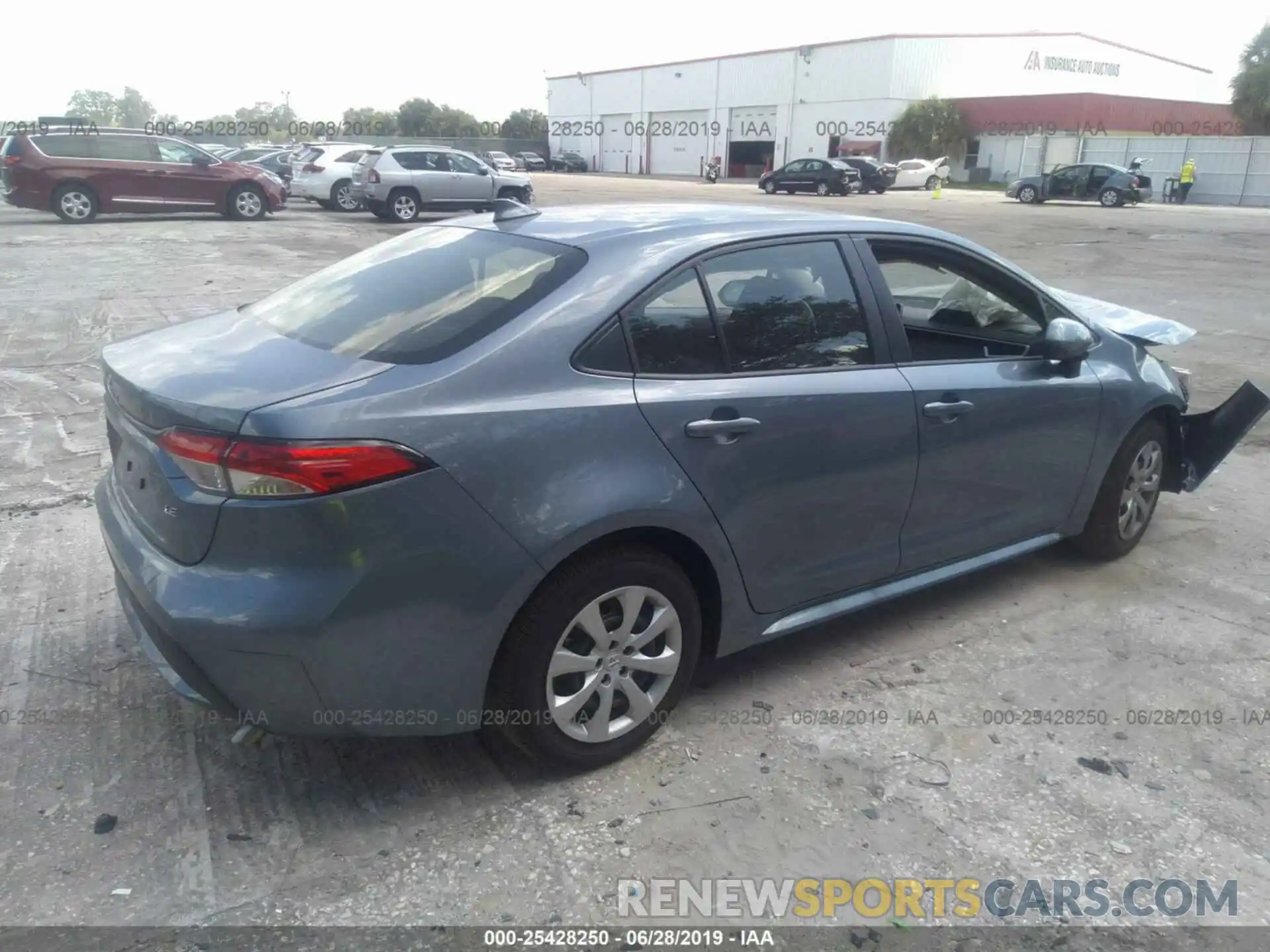 4 Photograph of a damaged car JTDEPRAE1LJ030932 TOYOTA COROLLA 2020