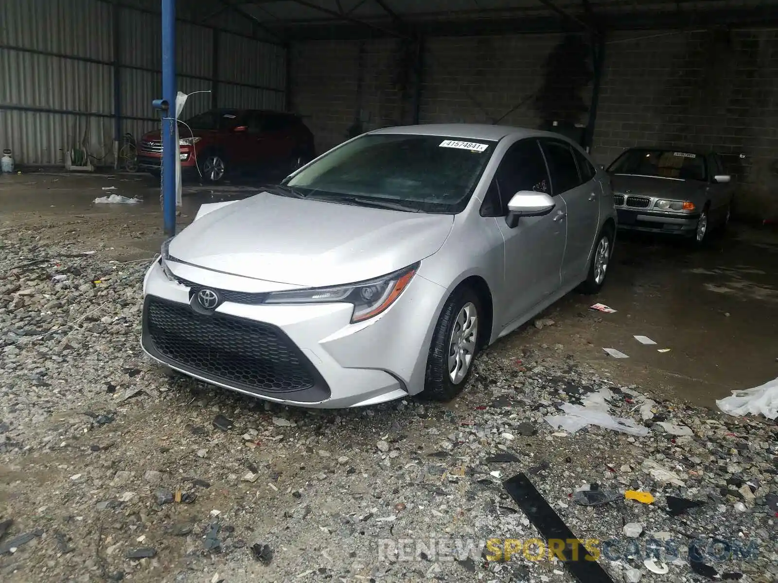 2 Photograph of a damaged car JTDEPRAE1LJ031160 TOYOTA COROLLA 2020