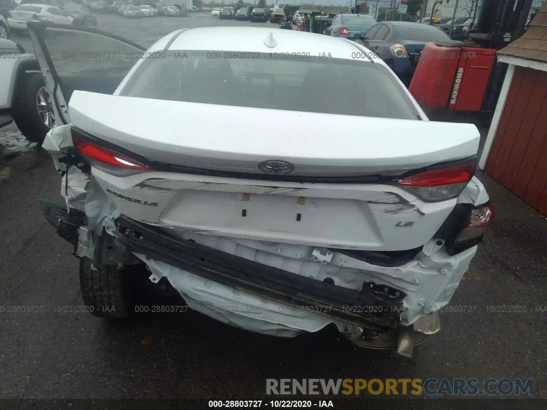 6 Photograph of a damaged car JTDEPRAE1LJ031515 TOYOTA COROLLA 2020