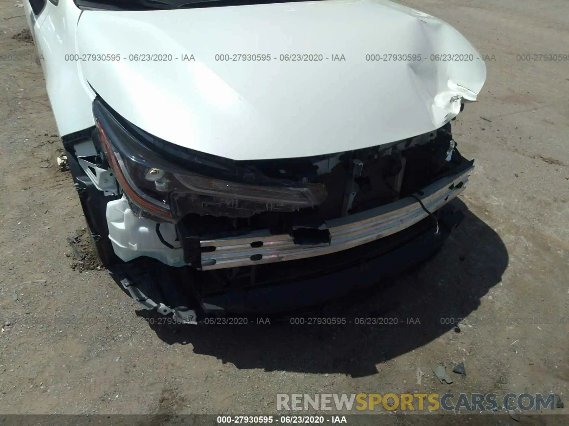 6 Photograph of a damaged car JTDEPRAE1LJ032633 TOYOTA COROLLA 2020