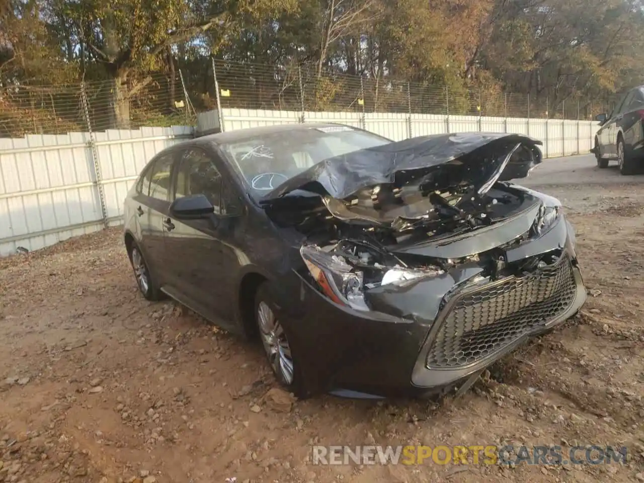 1 Photograph of a damaged car JTDEPRAE1LJ032728 TOYOTA COROLLA 2020