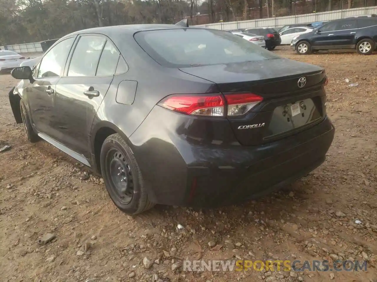 3 Photograph of a damaged car JTDEPRAE1LJ032728 TOYOTA COROLLA 2020