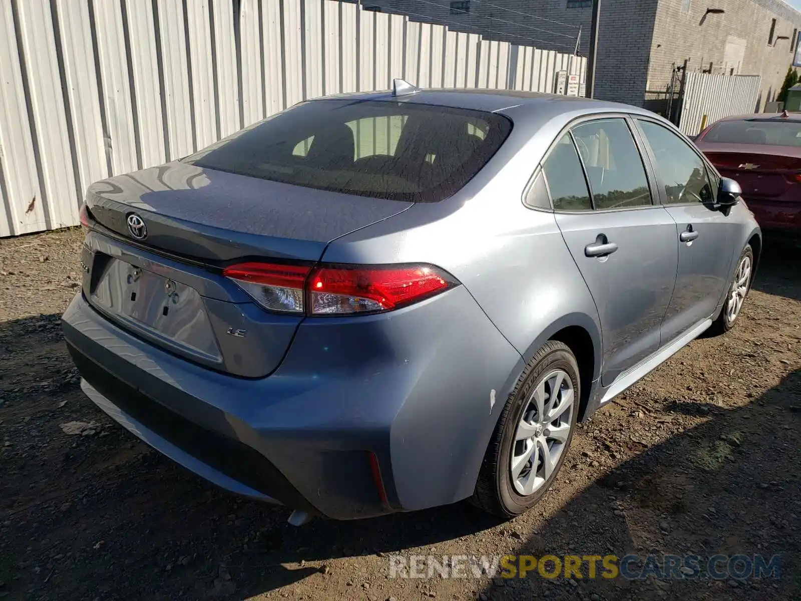 4 Photograph of a damaged car JTDEPRAE1LJ032759 TOYOTA COROLLA 2020