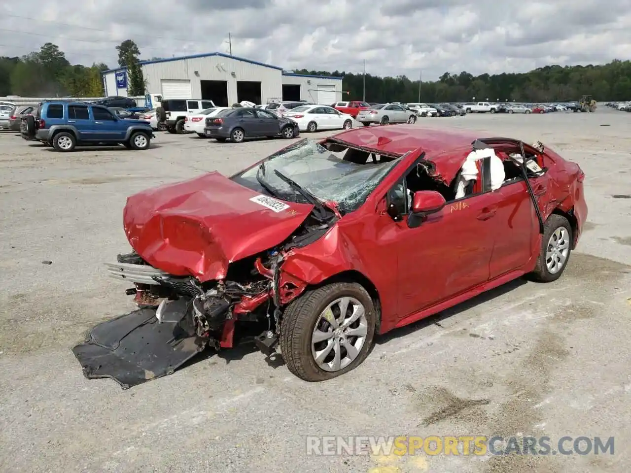 9 Photograph of a damaged car JTDEPRAE1LJ033135 TOYOTA COROLLA 2020