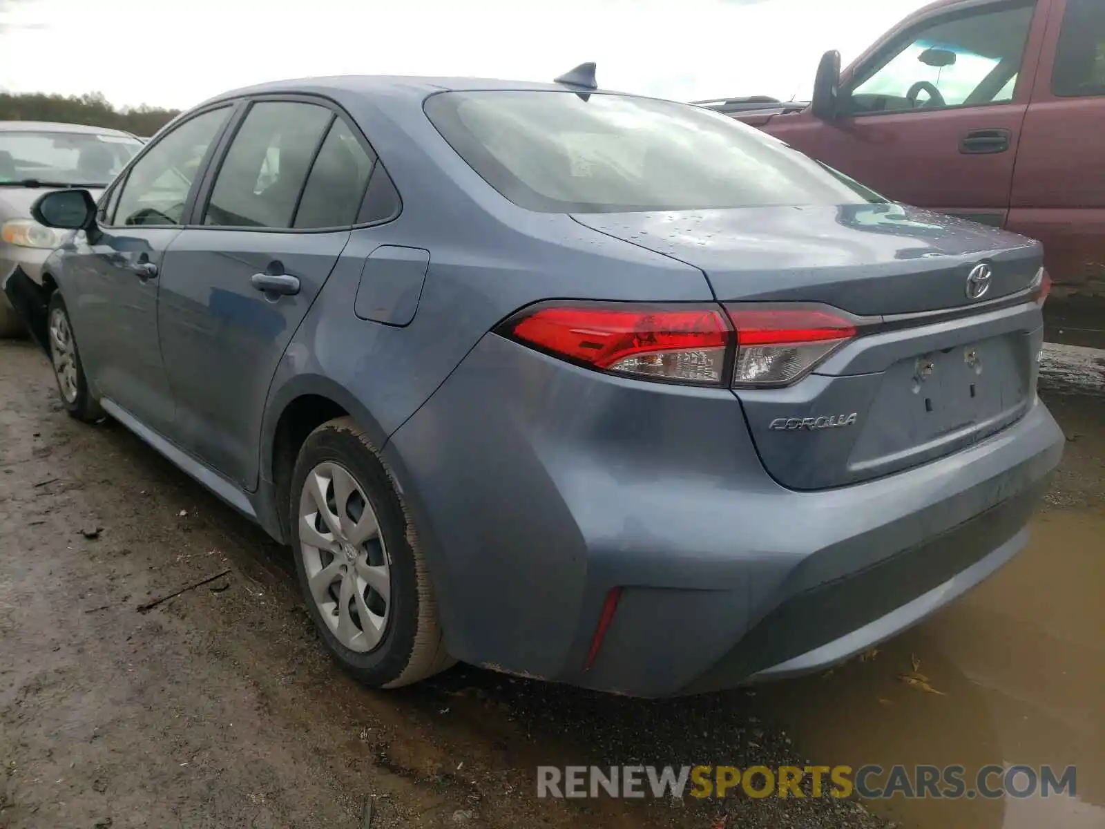 3 Photograph of a damaged car JTDEPRAE1LJ033443 TOYOTA COROLLA 2020