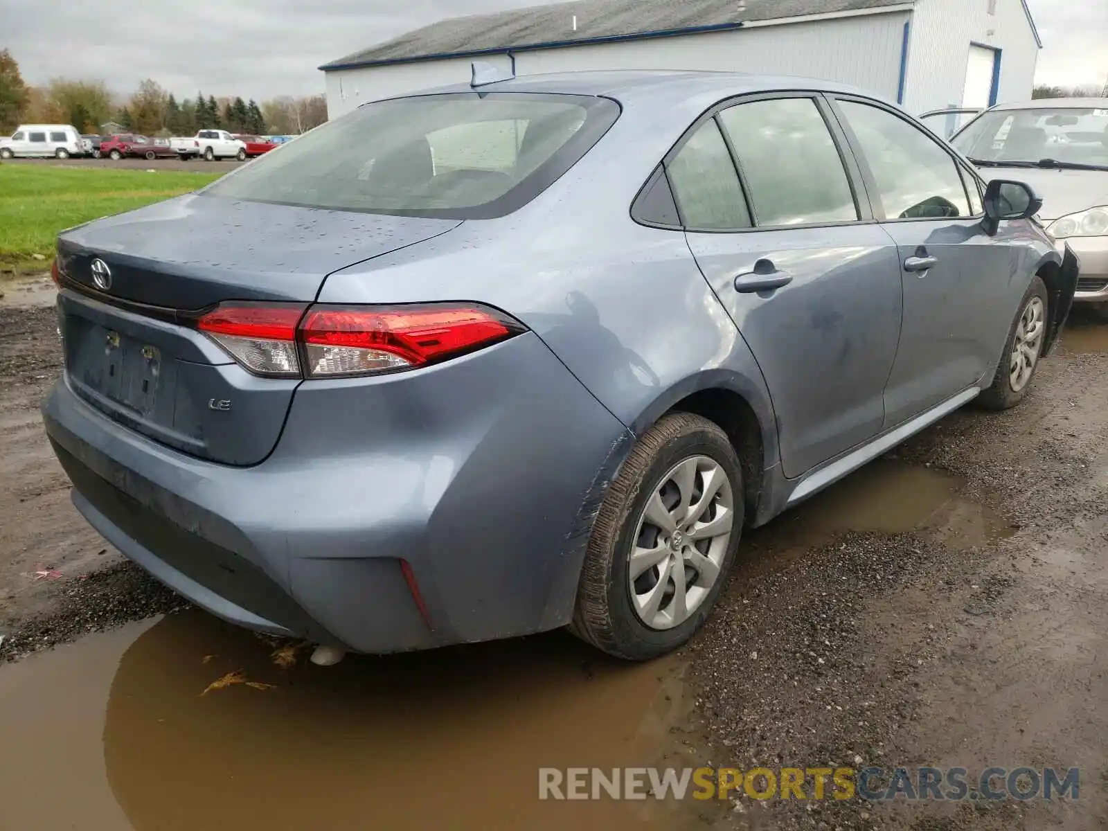 4 Photograph of a damaged car JTDEPRAE1LJ033443 TOYOTA COROLLA 2020