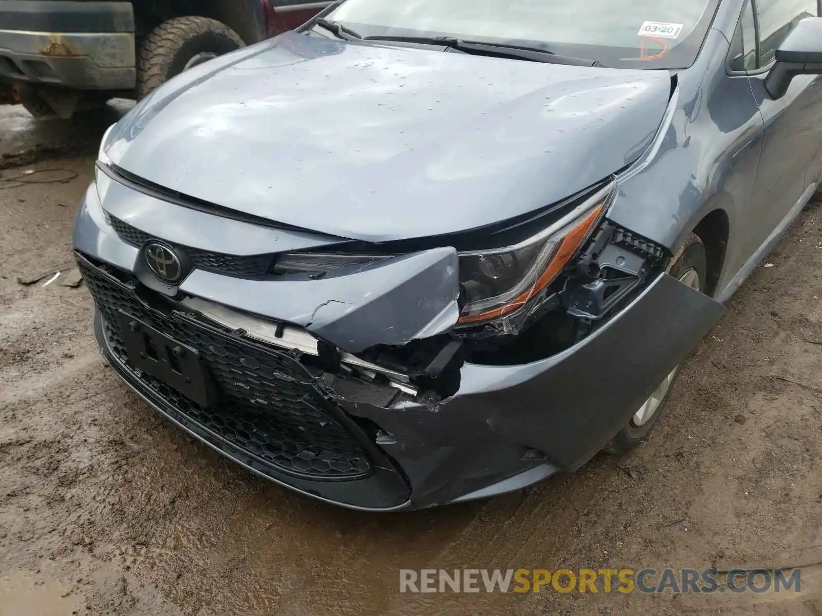 9 Фотография поврежденного автомобиля JTDEPRAE1LJ033443 TOYOTA COROLLA 2020