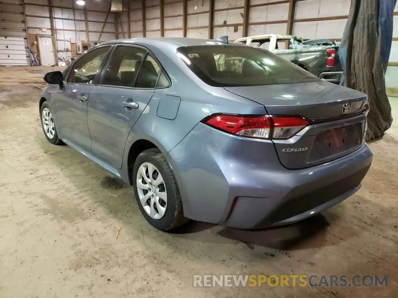 3 Photograph of a damaged car JTDEPRAE1LJ033622 TOYOTA COROLLA 2020