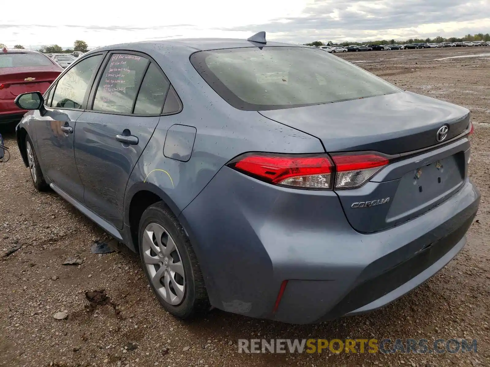 3 Photograph of a damaged car JTDEPRAE1LJ034107 TOYOTA COROLLA 2020