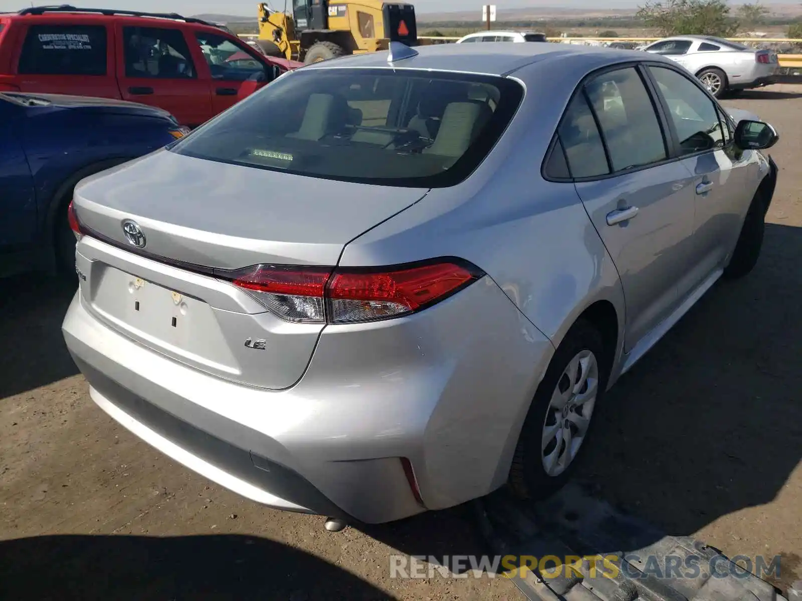 4 Photograph of a damaged car JTDEPRAE1LJ034754 TOYOTA COROLLA 2020