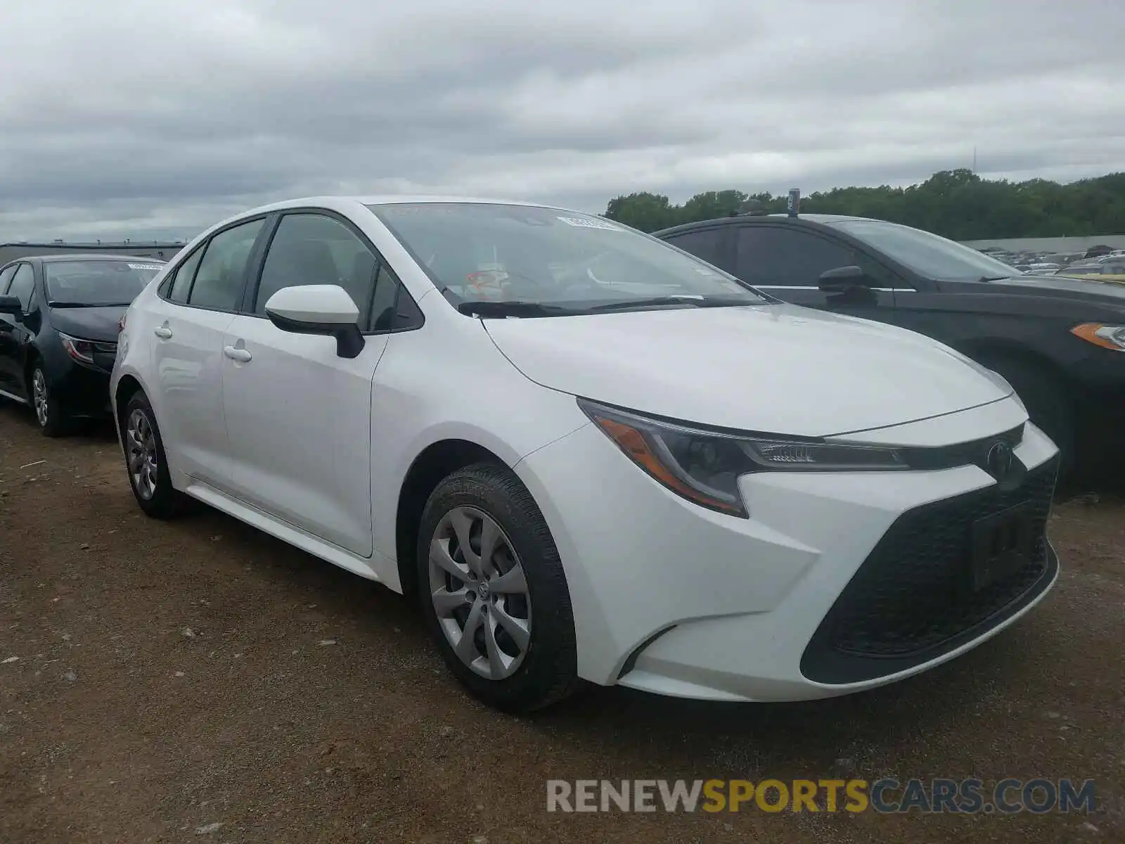 1 Photograph of a damaged car JTDEPRAE1LJ034897 TOYOTA COROLLA 2020