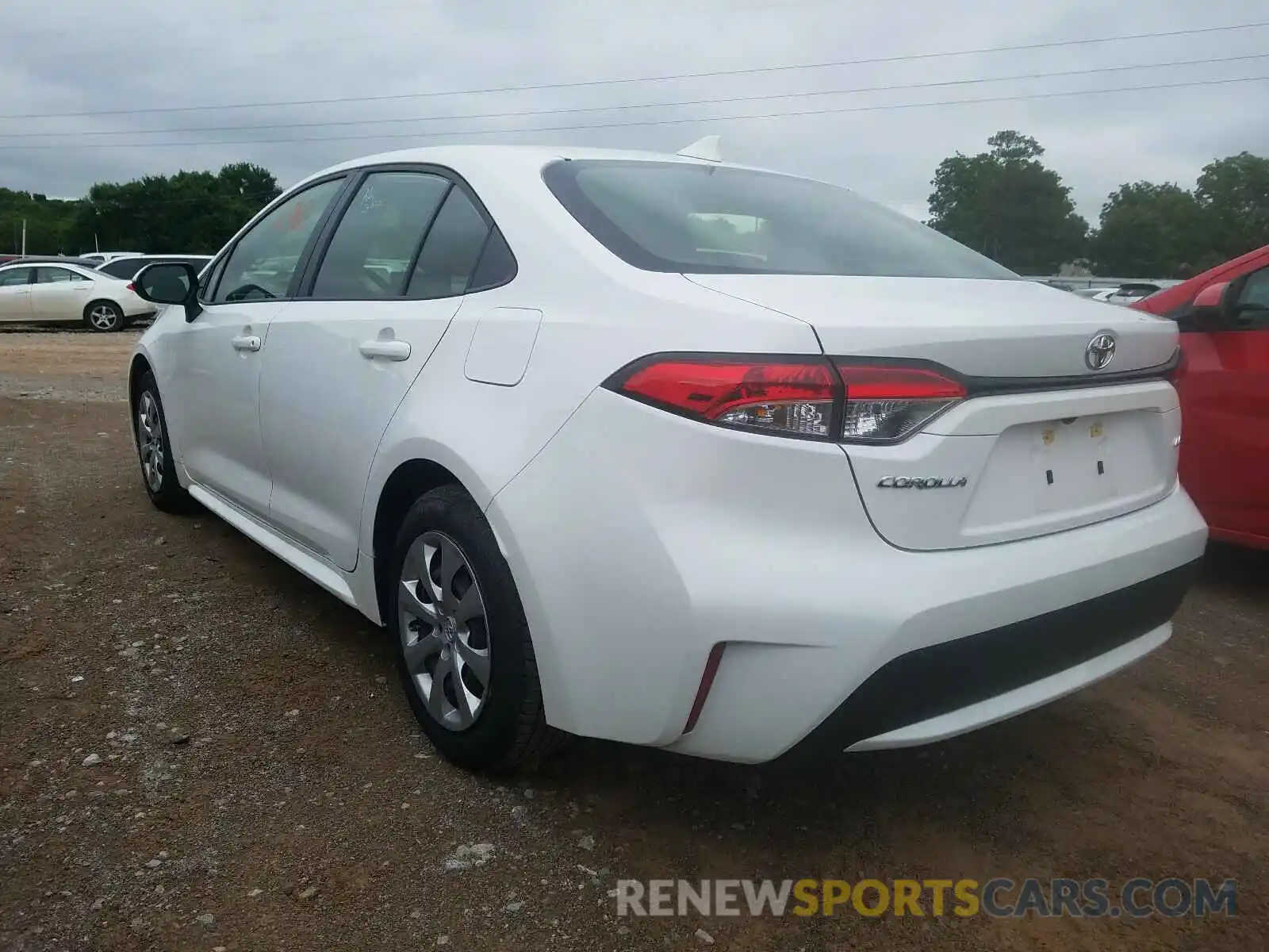 3 Photograph of a damaged car JTDEPRAE1LJ034897 TOYOTA COROLLA 2020