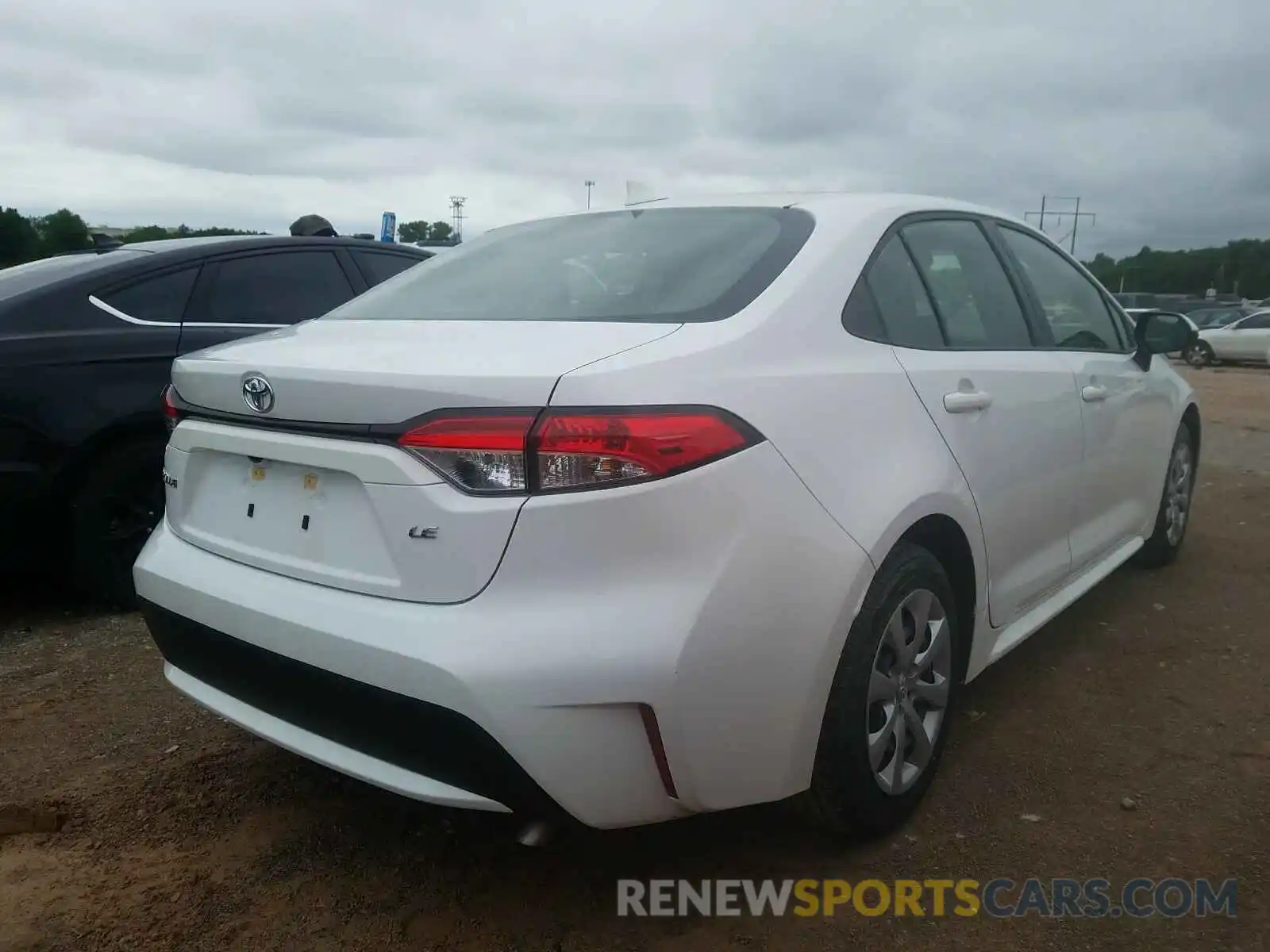 4 Photograph of a damaged car JTDEPRAE1LJ034897 TOYOTA COROLLA 2020