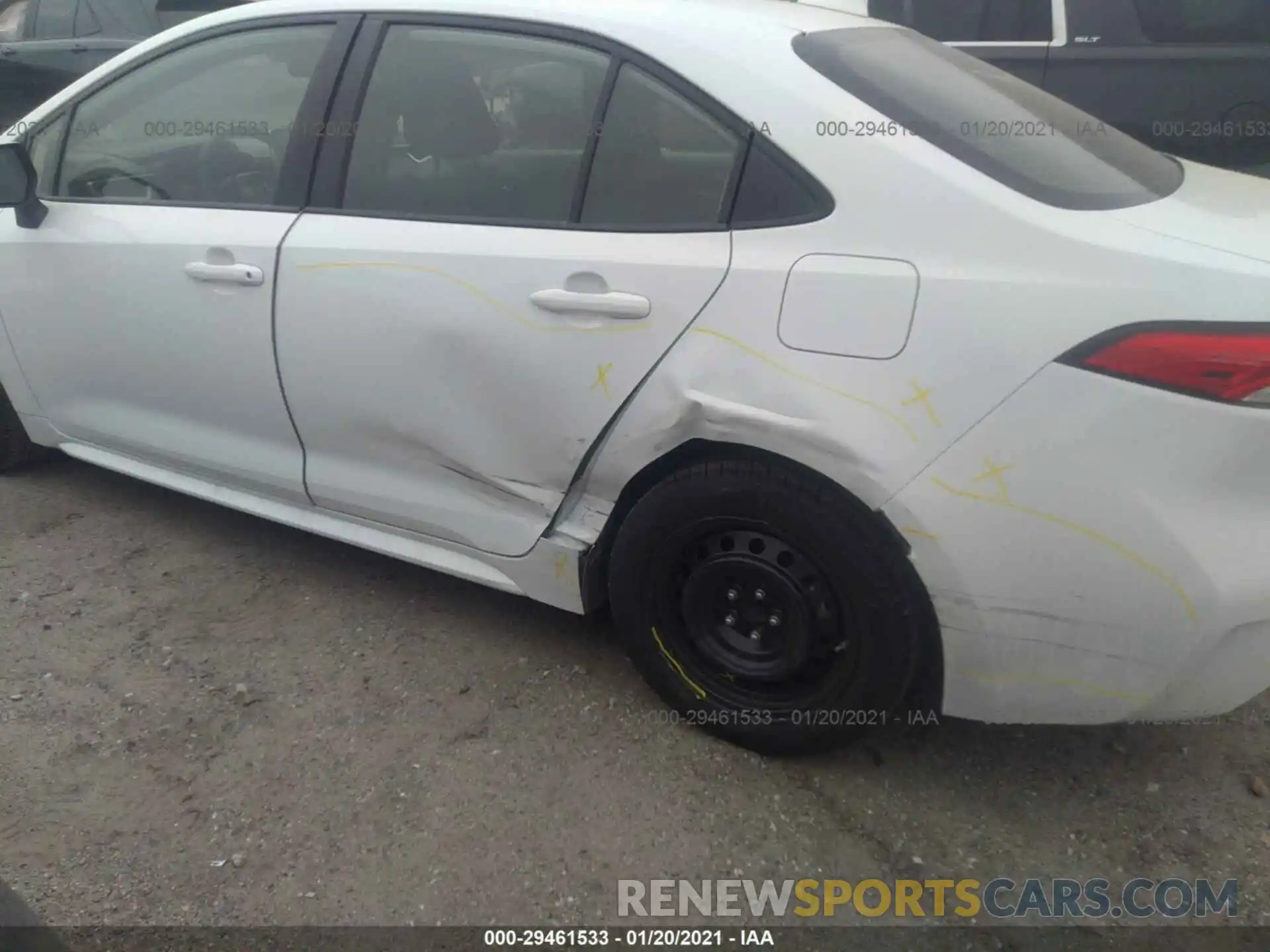 6 Photograph of a damaged car JTDEPRAE1LJ035001 TOYOTA COROLLA 2020