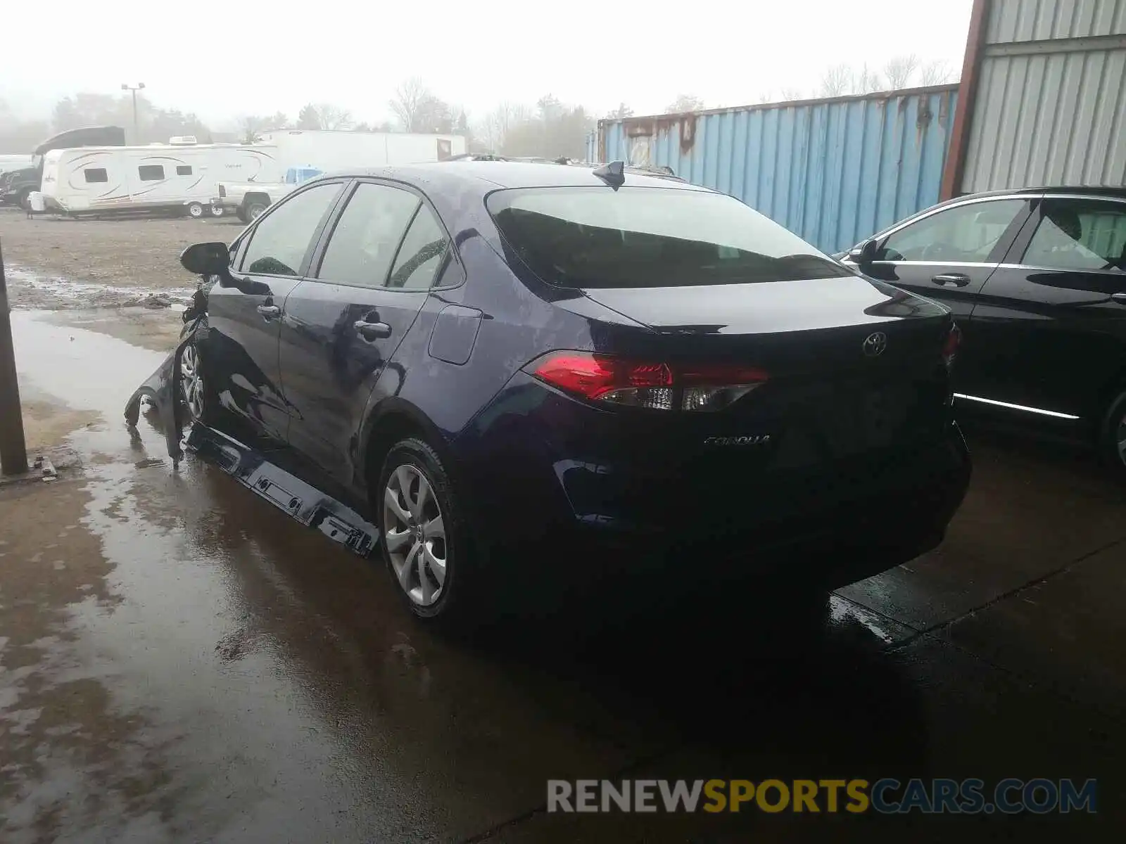 3 Photograph of a damaged car JTDEPRAE1LJ035130 TOYOTA COROLLA 2020