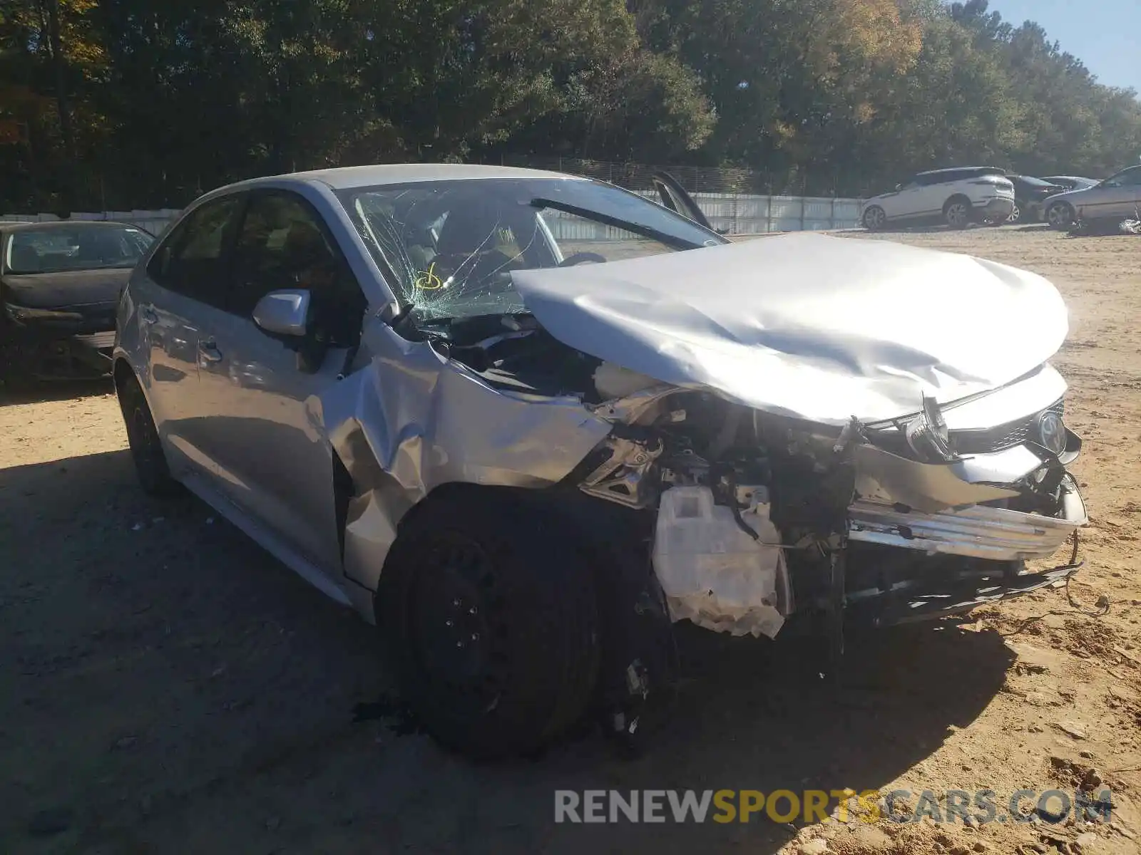 1 Photograph of a damaged car JTDEPRAE1LJ035256 TOYOTA COROLLA 2020