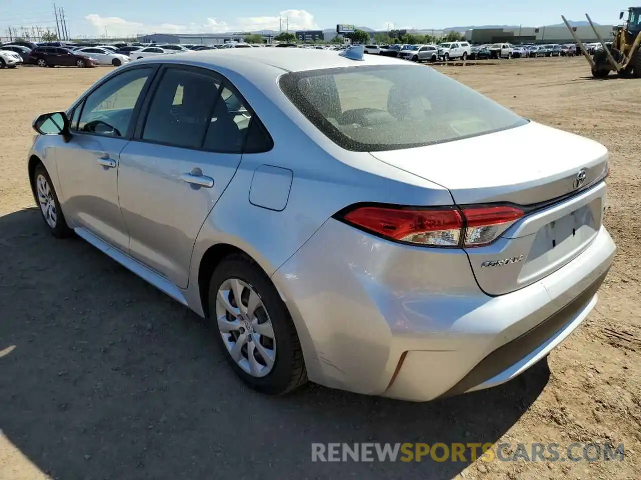 2 Photograph of a damaged car JTDEPRAE1LJ035273 TOYOTA COROLLA 2020