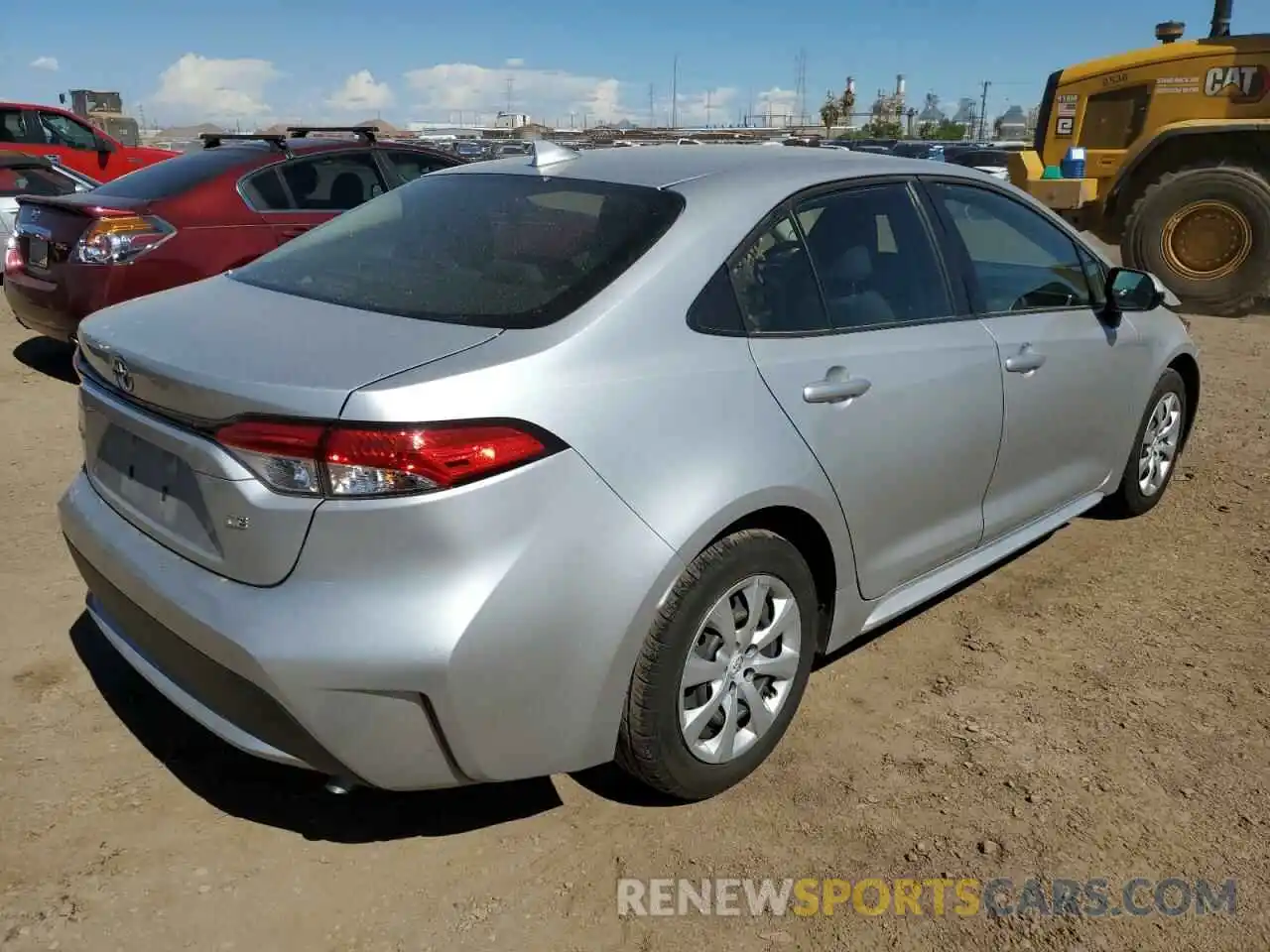 3 Photograph of a damaged car JTDEPRAE1LJ035273 TOYOTA COROLLA 2020