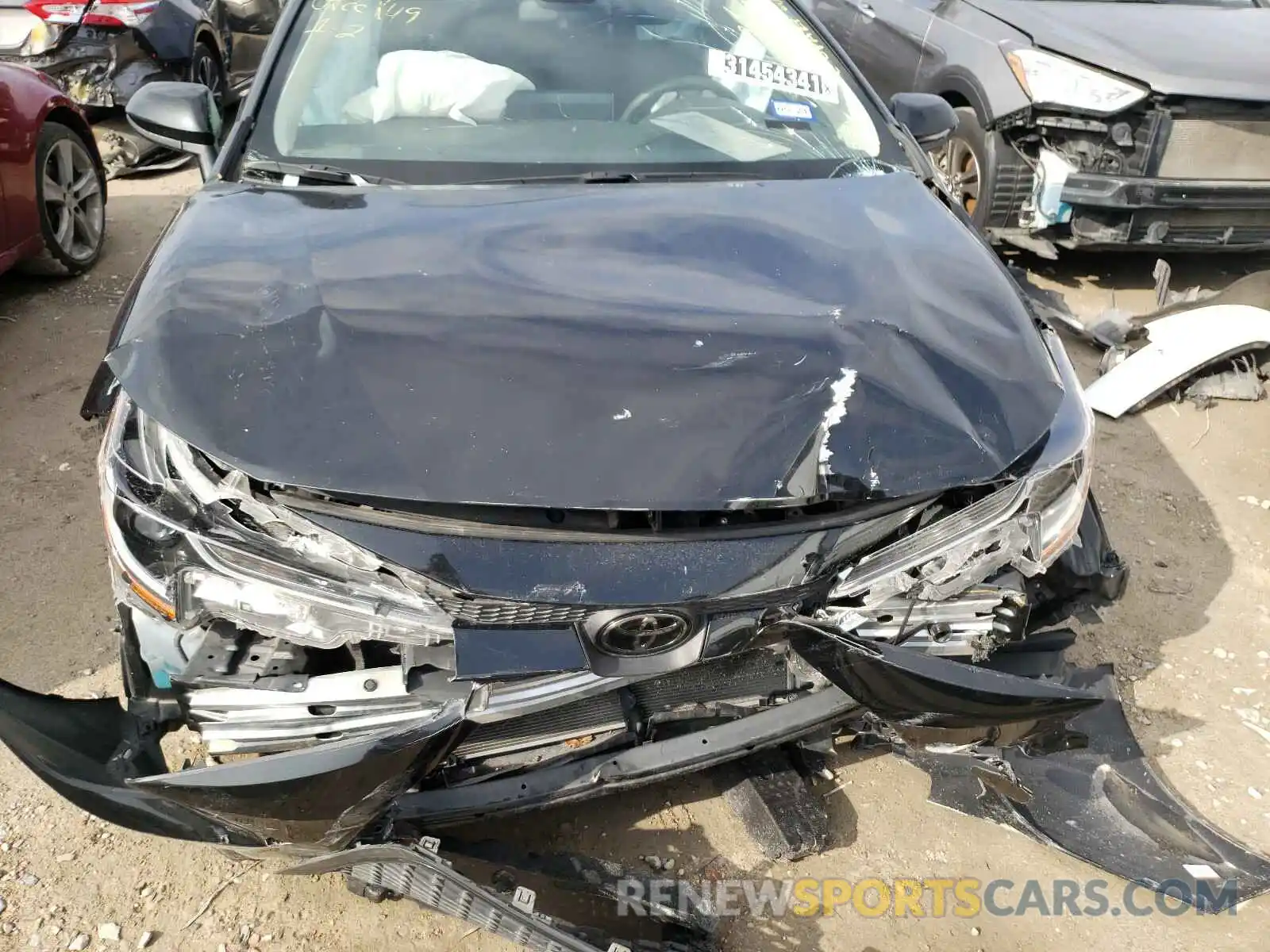 9 Photograph of a damaged car JTDEPRAE1LJ035287 TOYOTA COROLLA 2020