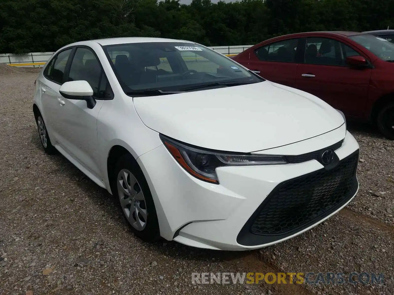 1 Photograph of a damaged car JTDEPRAE1LJ035354 TOYOTA COROLLA 2020